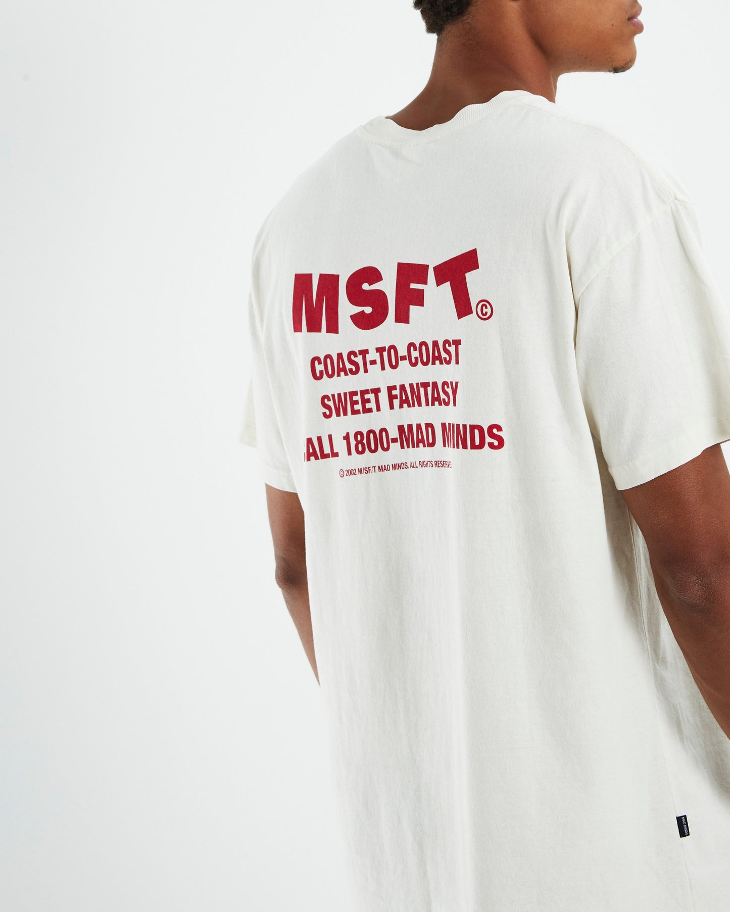 Coast Caller 50/50 Short Sleeve T-Shirt Thrift White