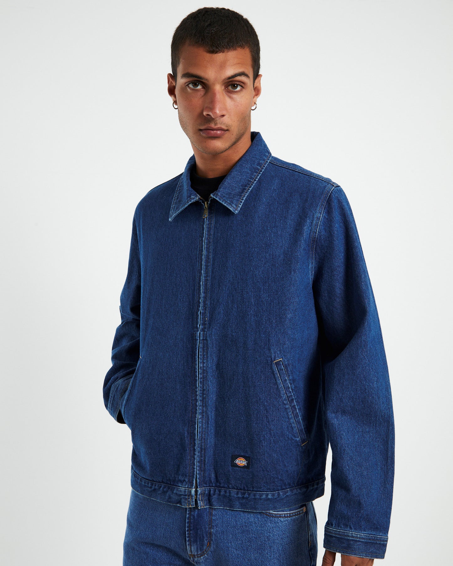 Eisenhower Denim Jacket Stone Washed Indigo Blue