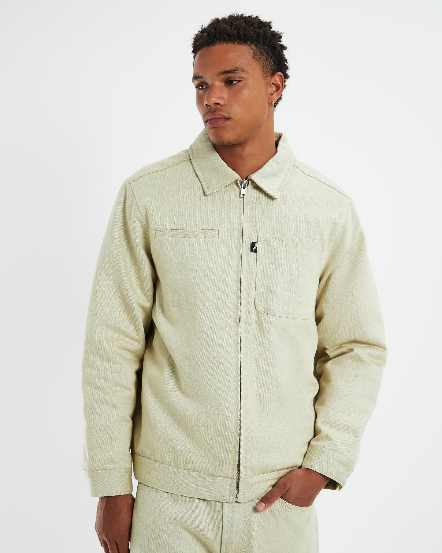 Makers Zip Jacket Mellow Cream