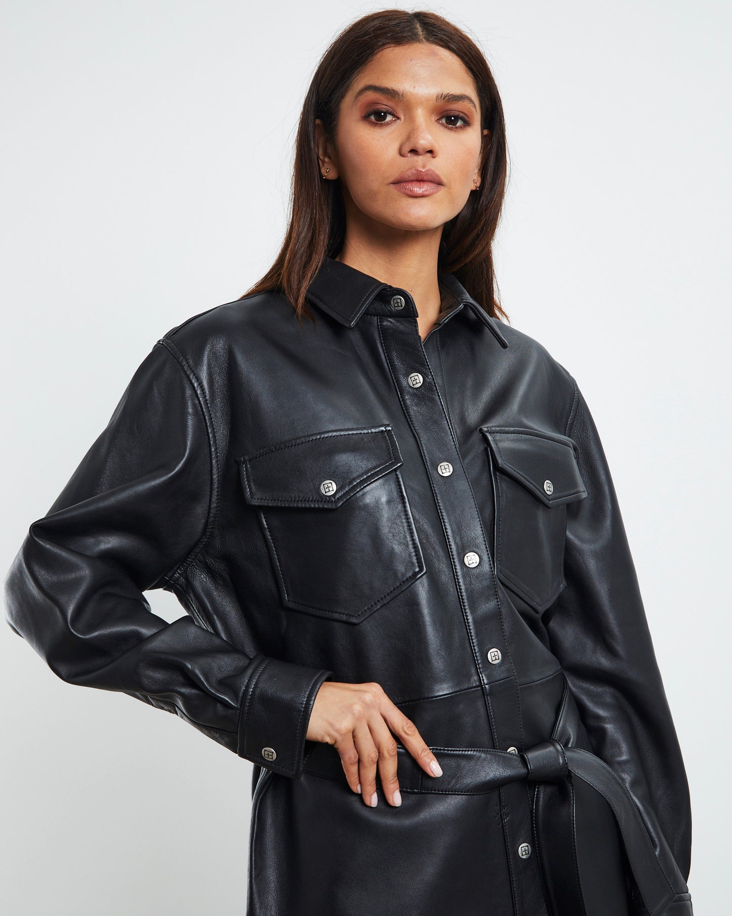 Voyager Shacket Black