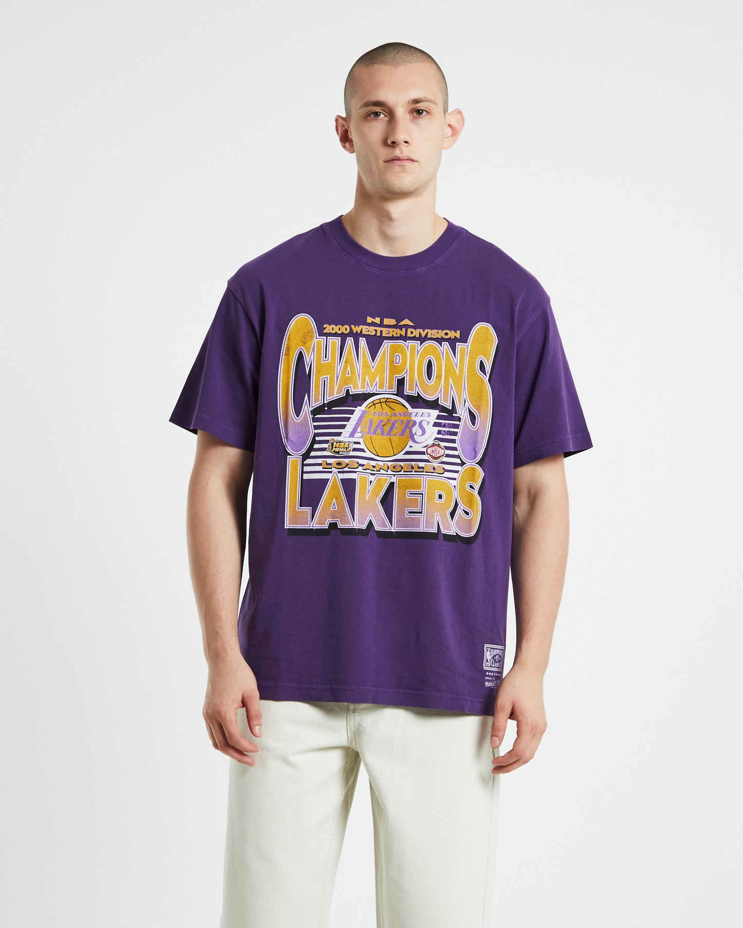 NBA Champs Los Angeles Lakers T-shirt Purple