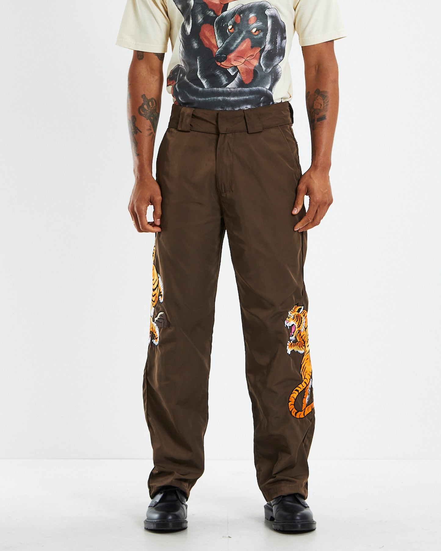 Man Eater Flight Pants Brown