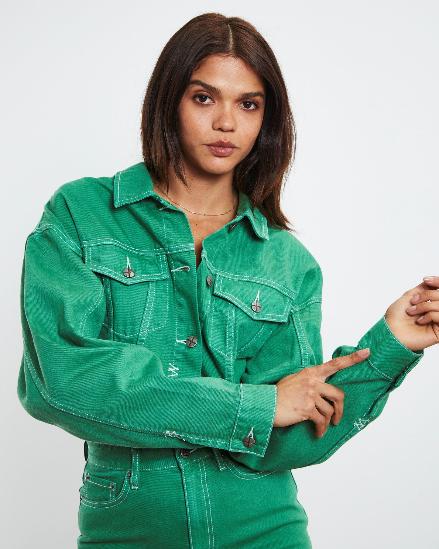 Billie Jacket Jade Green