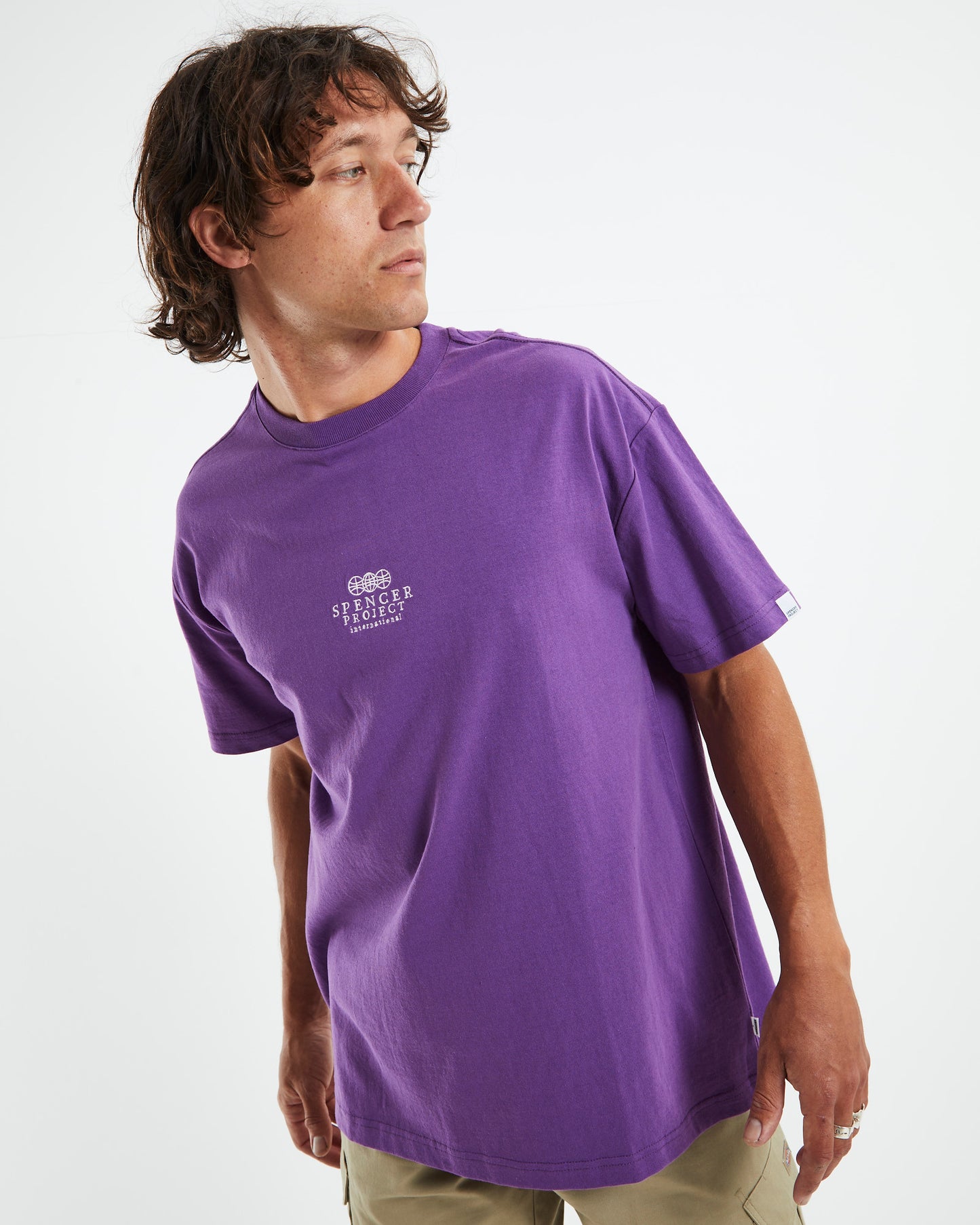 Court Short Sleeve T-Shirt Berry Purple