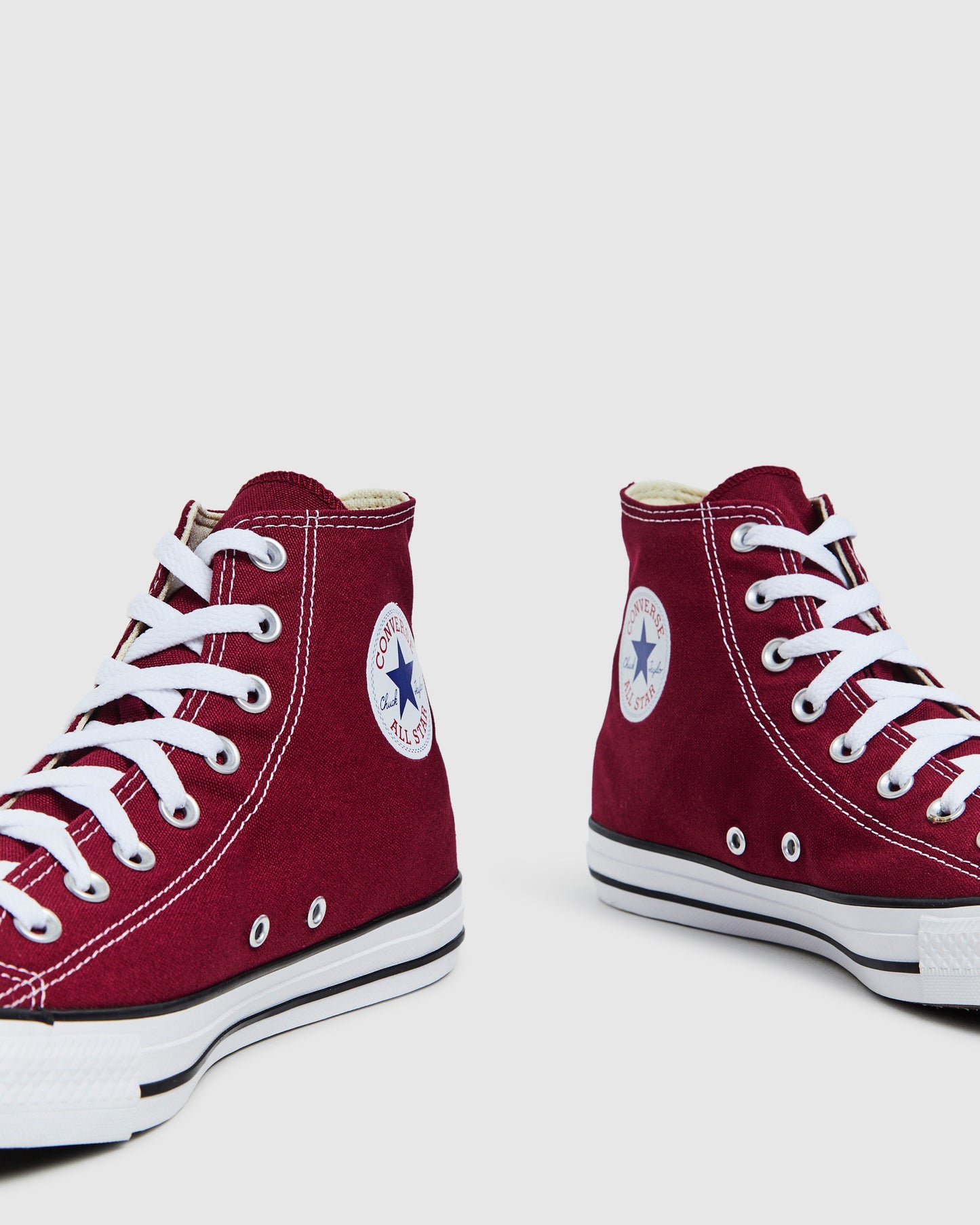 Chuck Taylor All Star Canvas Hi Top Sneakers Maroon