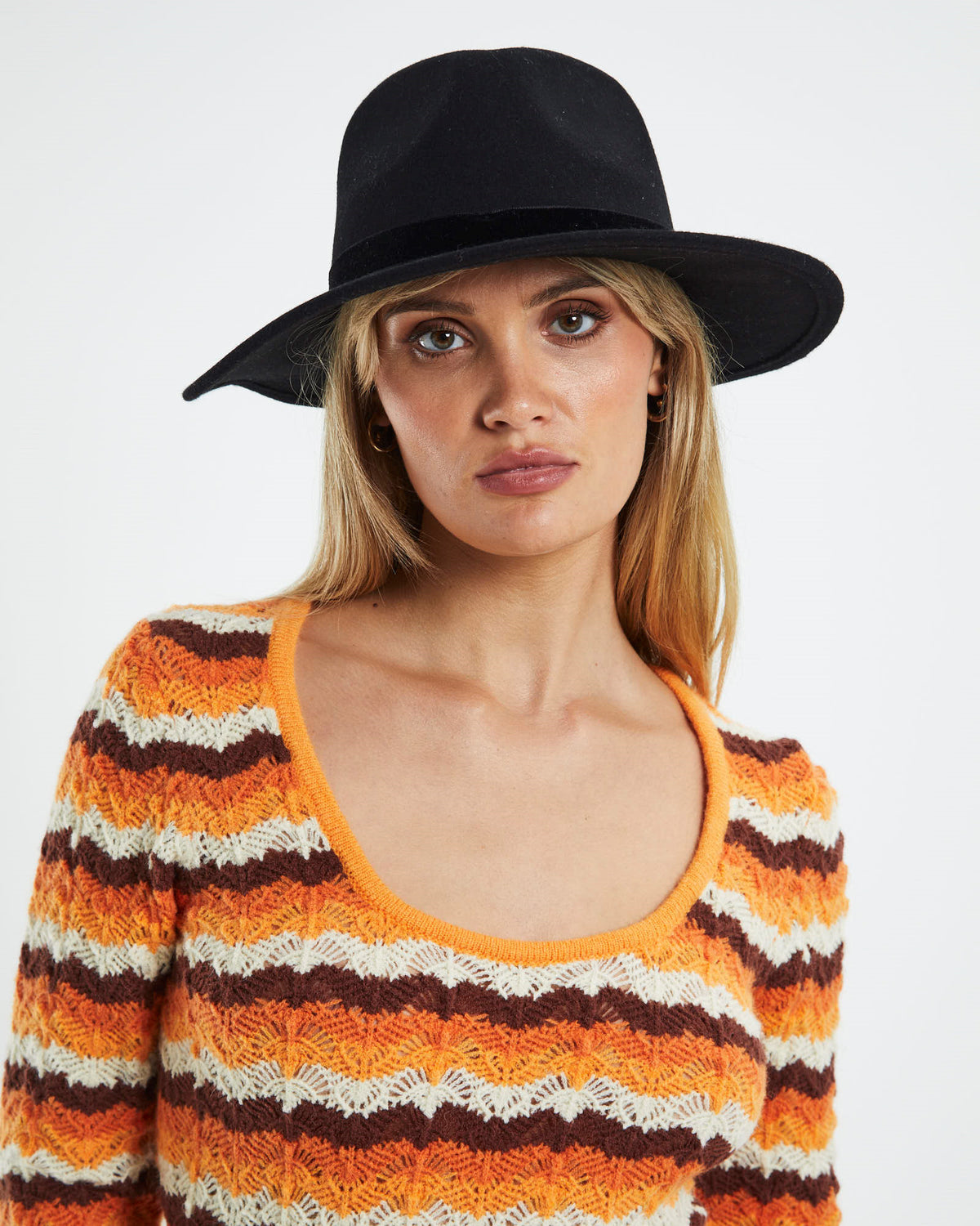 Amara Felt Hat BLACK