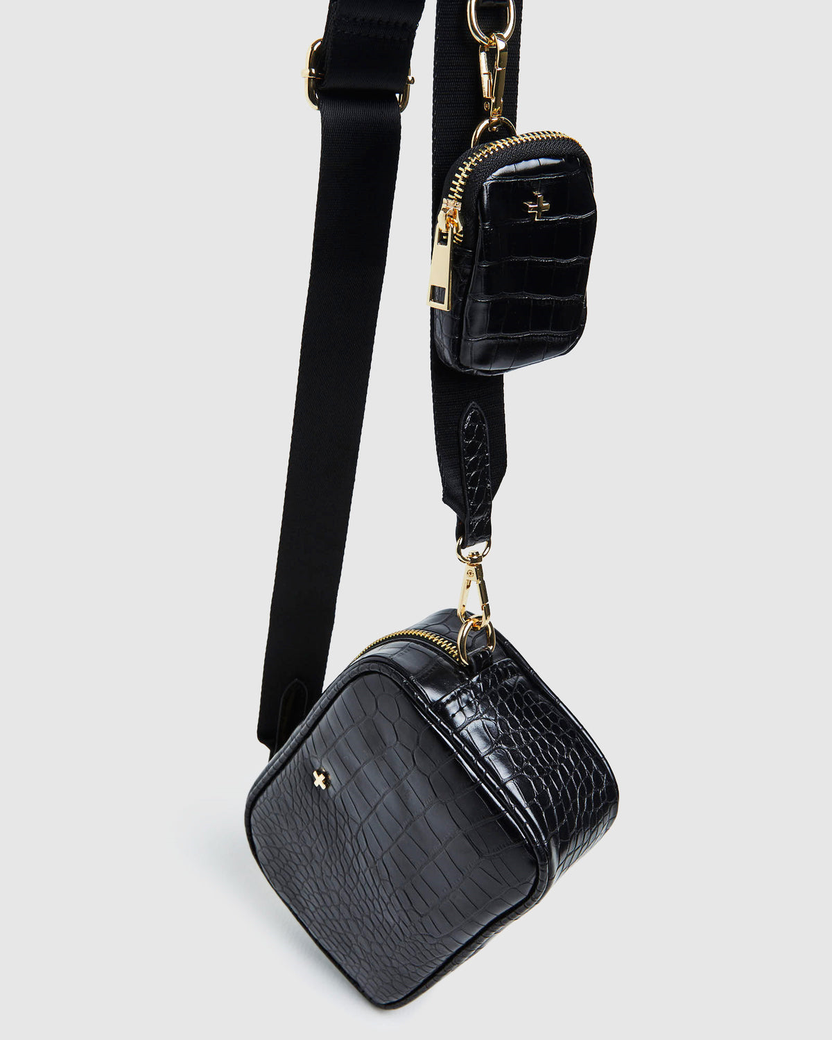 Justice Bag Black Croc BLACK