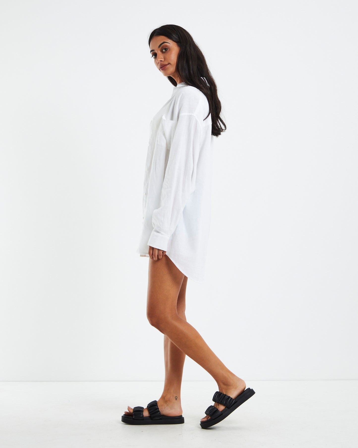 Avah Oversized Len Shirt