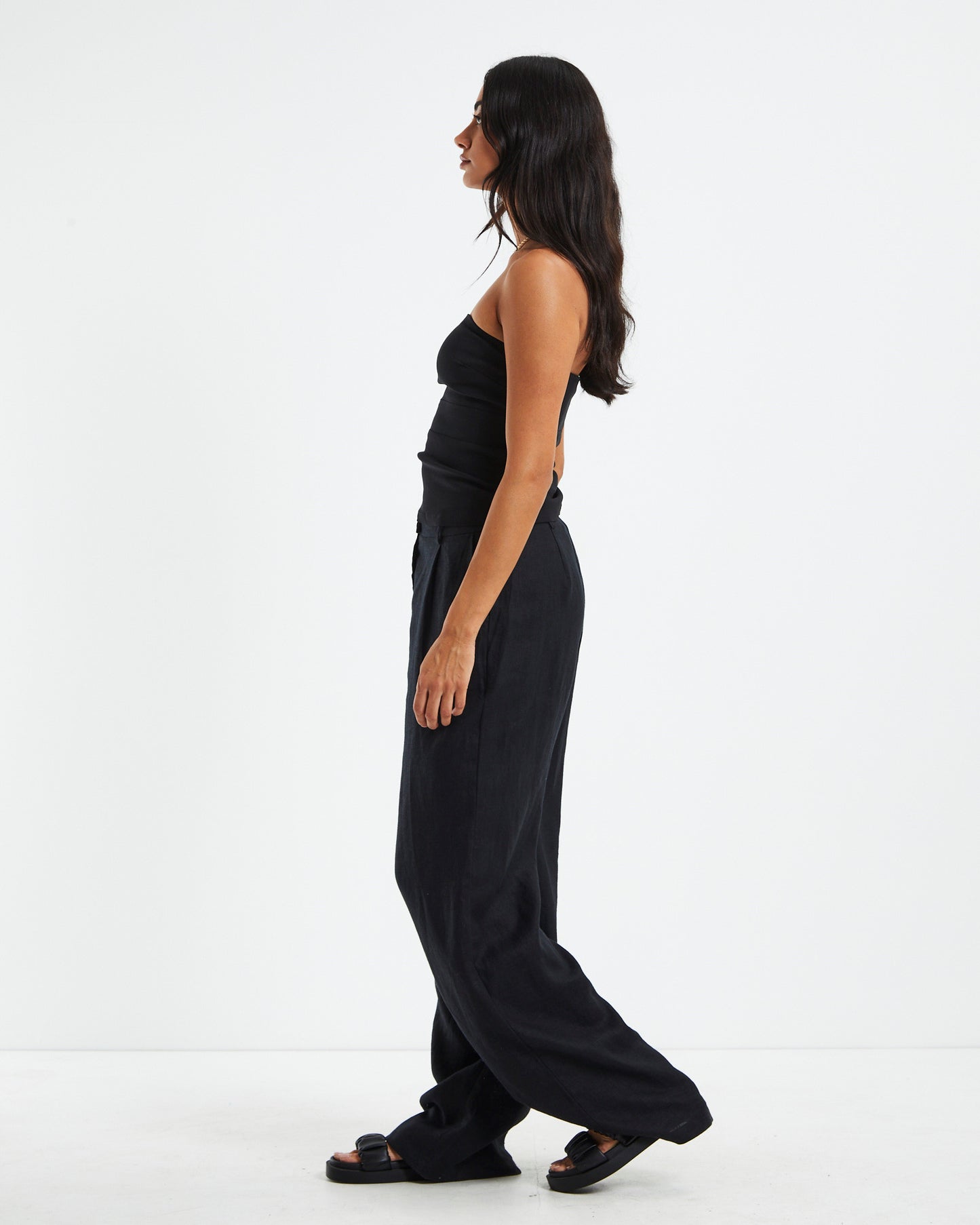 Bronte Longline Tube Top Black