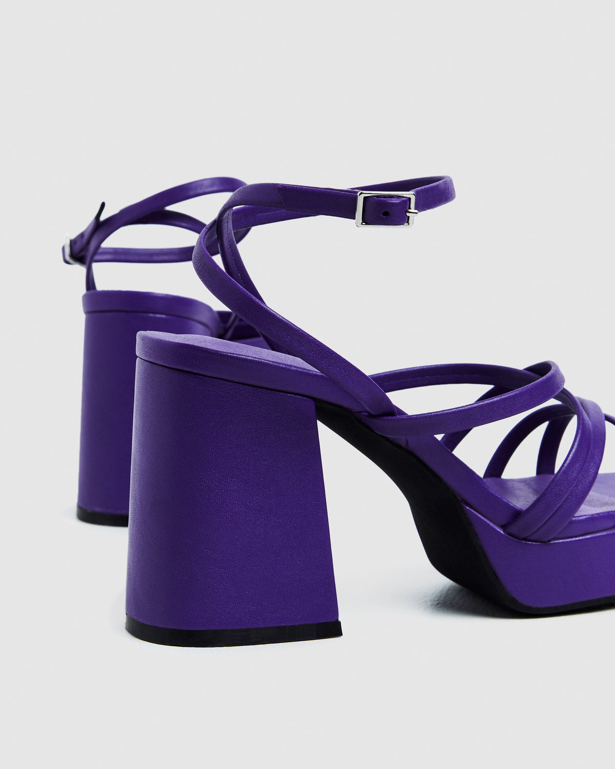 Pump It Platform Heels Violet PURPLE