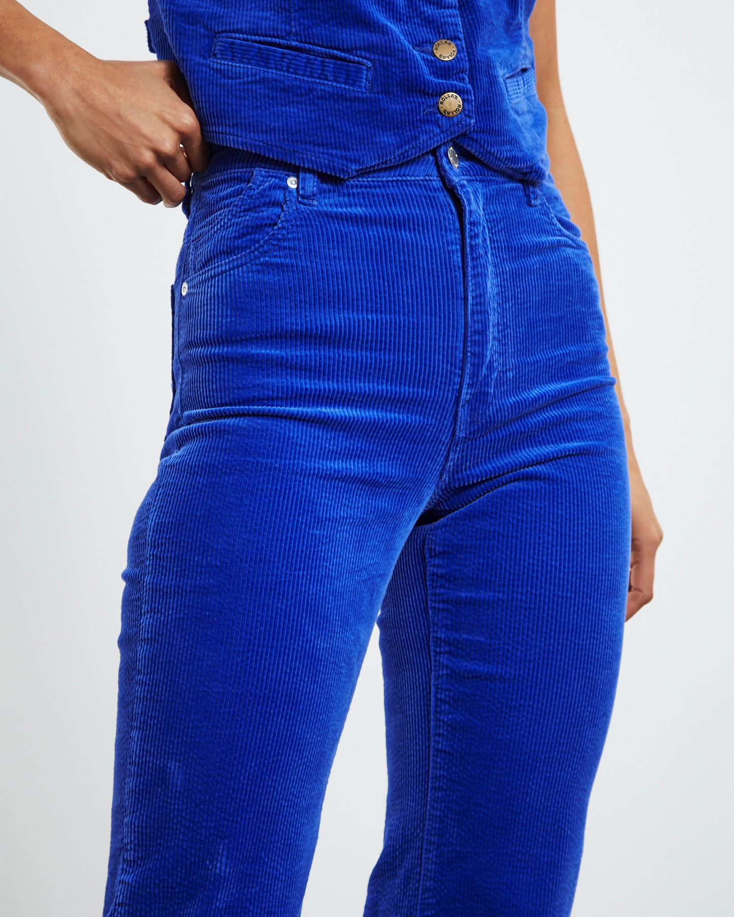 Eastcoast Flare Jeans Electric Blue Cord