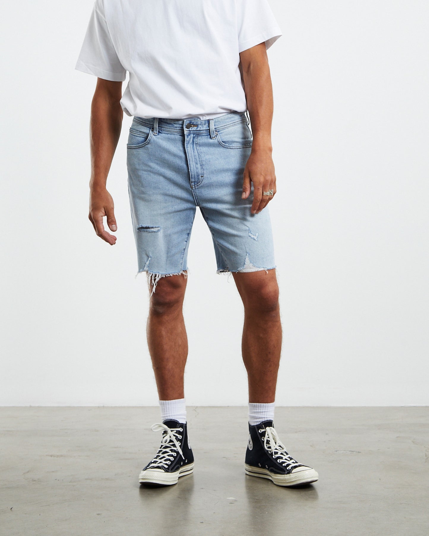 Z-Roadie Denim Shorts Corsair Destruct