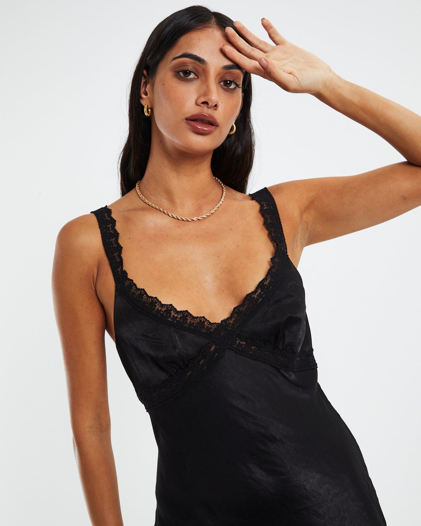 Elodie Lace sert Slip Dress