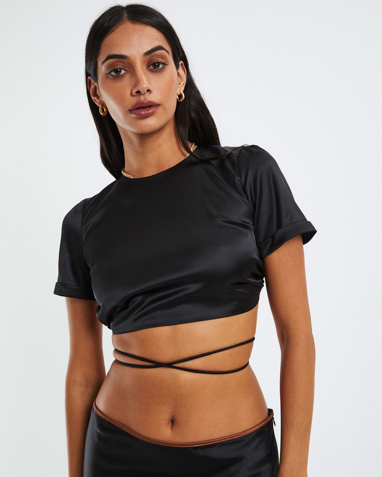 Andie Lace Back Baby Tee