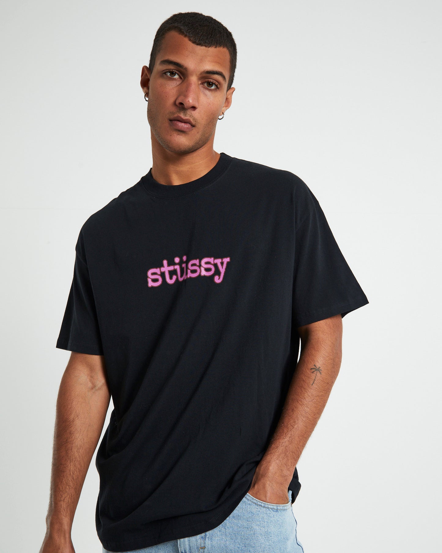 Typewriter Short Sleeve T-shirt Black