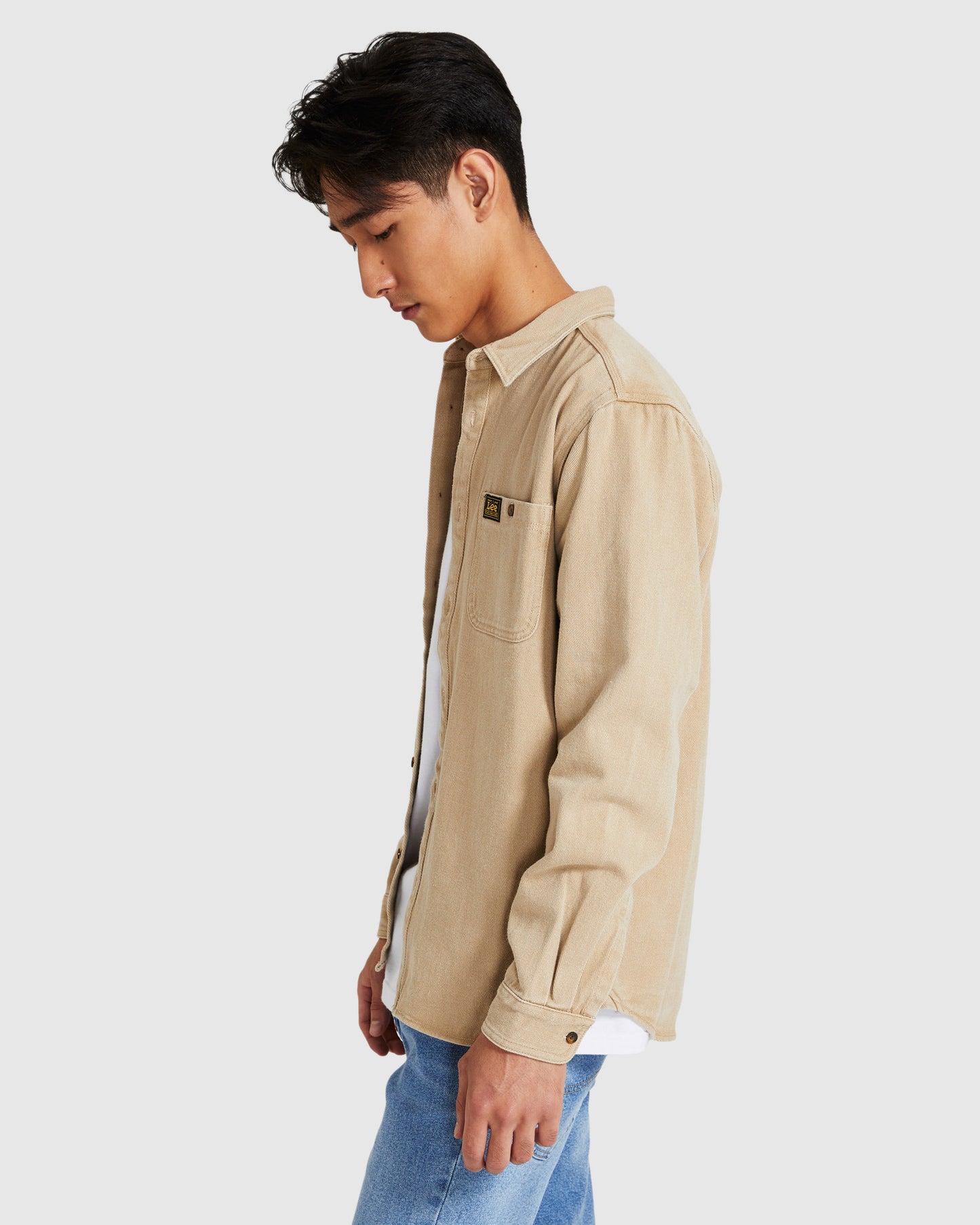 Limited Worker Long Sleeve Shirt Union Stone