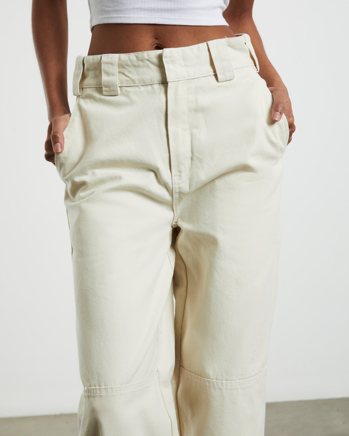 Jasper Wide Leg Pants Bone White