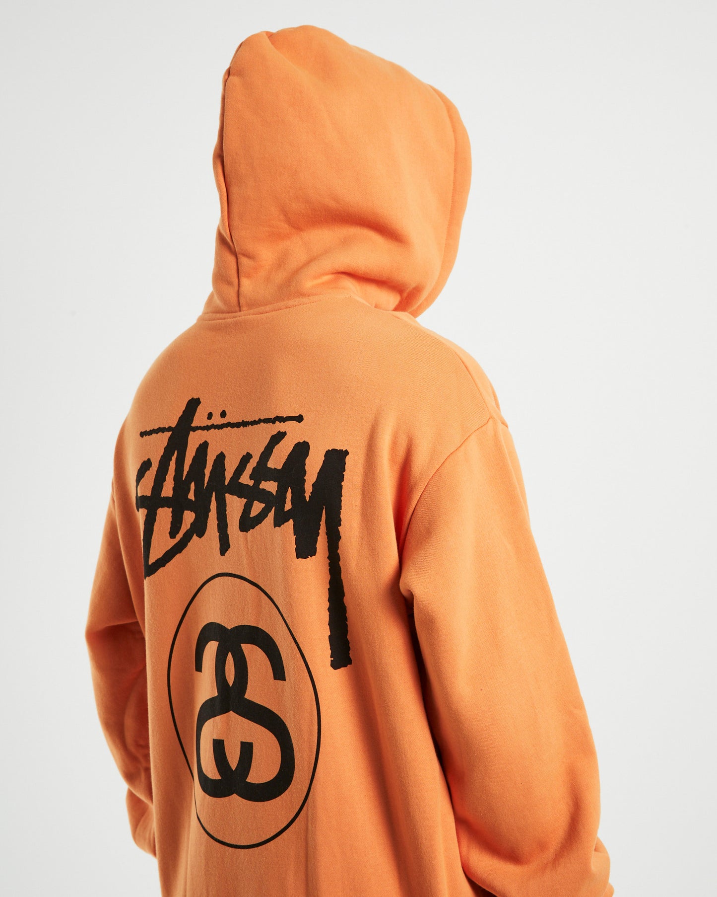 Solid Stock Link Hood Apricot