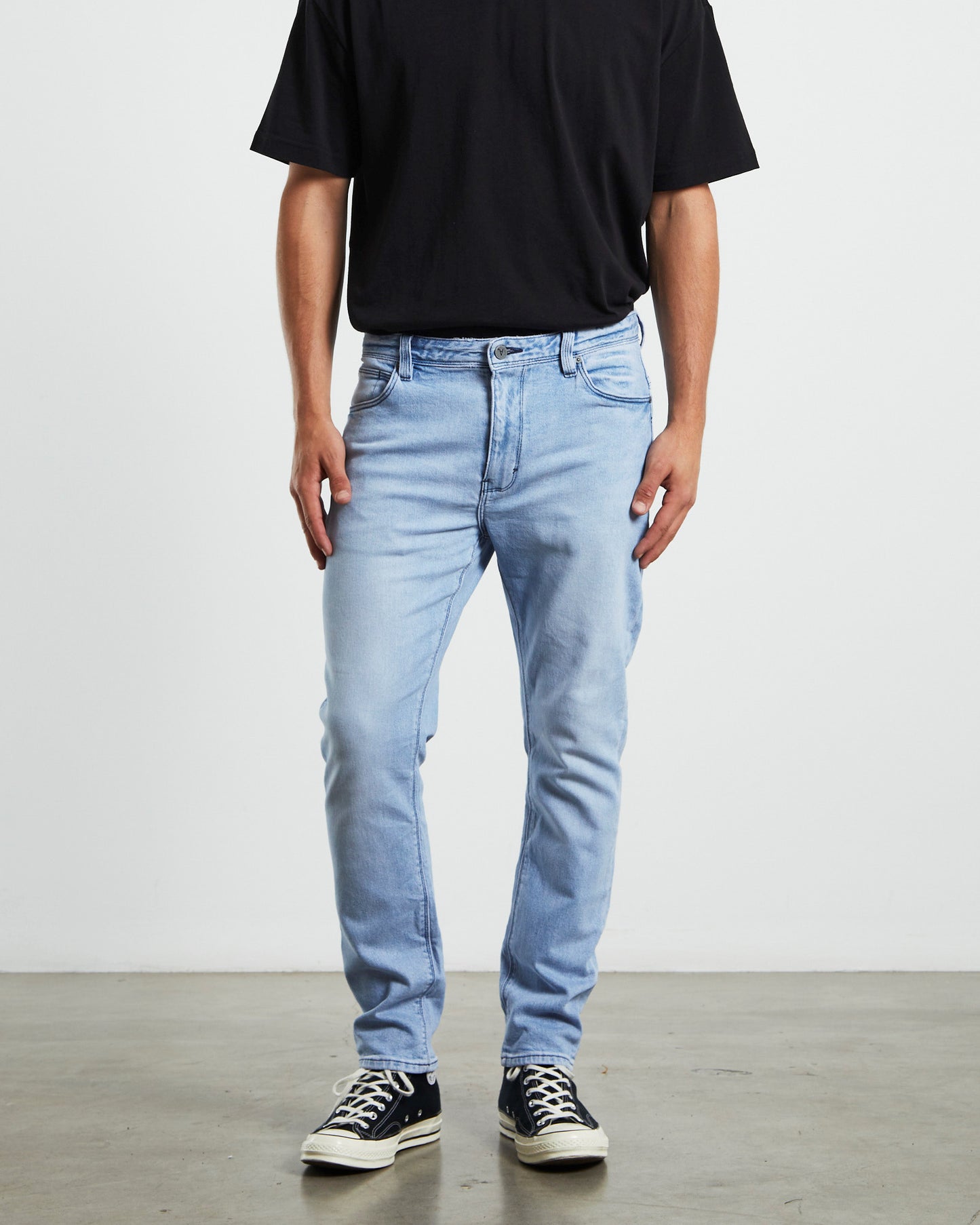 A Dropped Slim Denim Jeans Ultra World