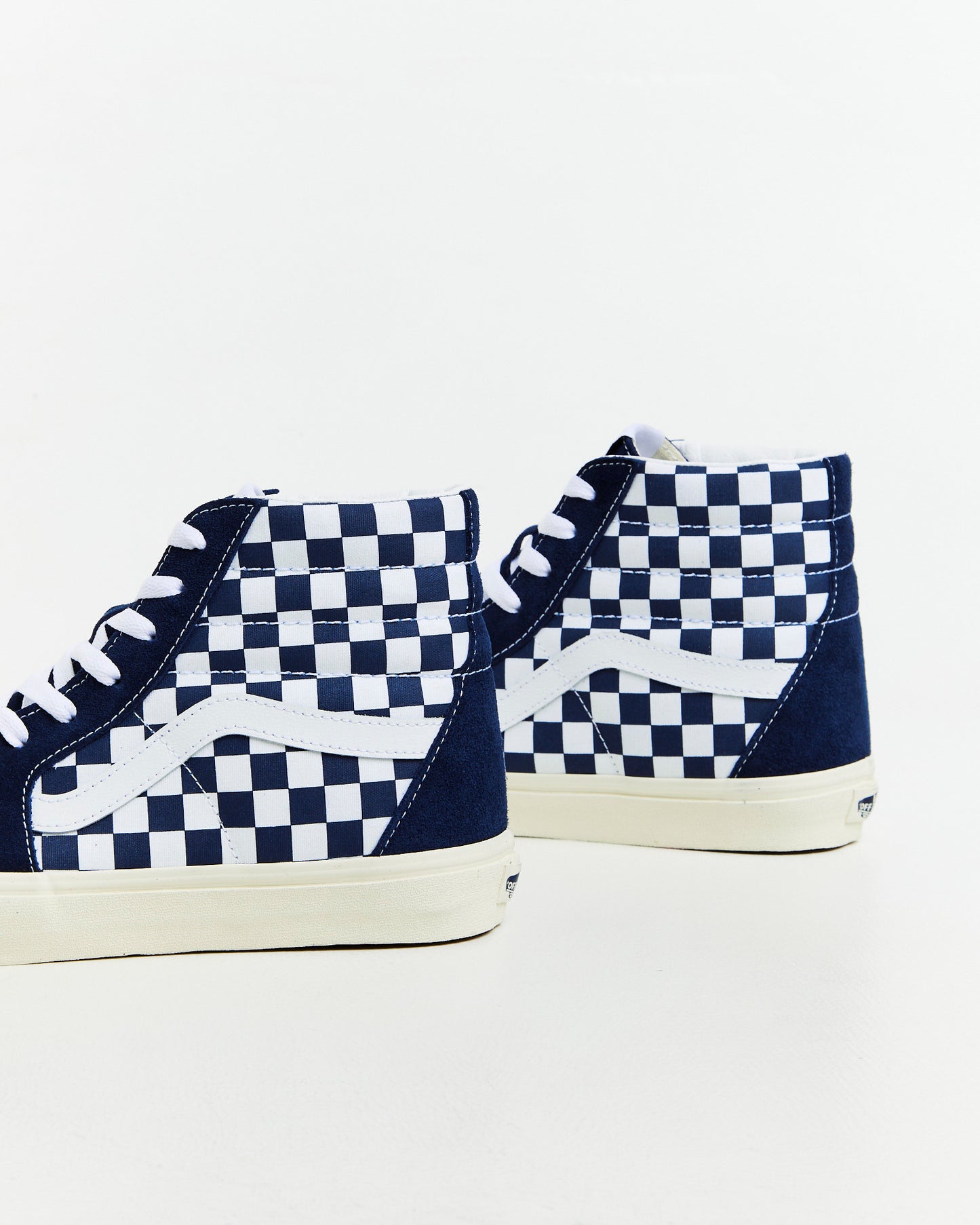 SK8-Hi Top Sneakers Checkerboard Dress Blue/White