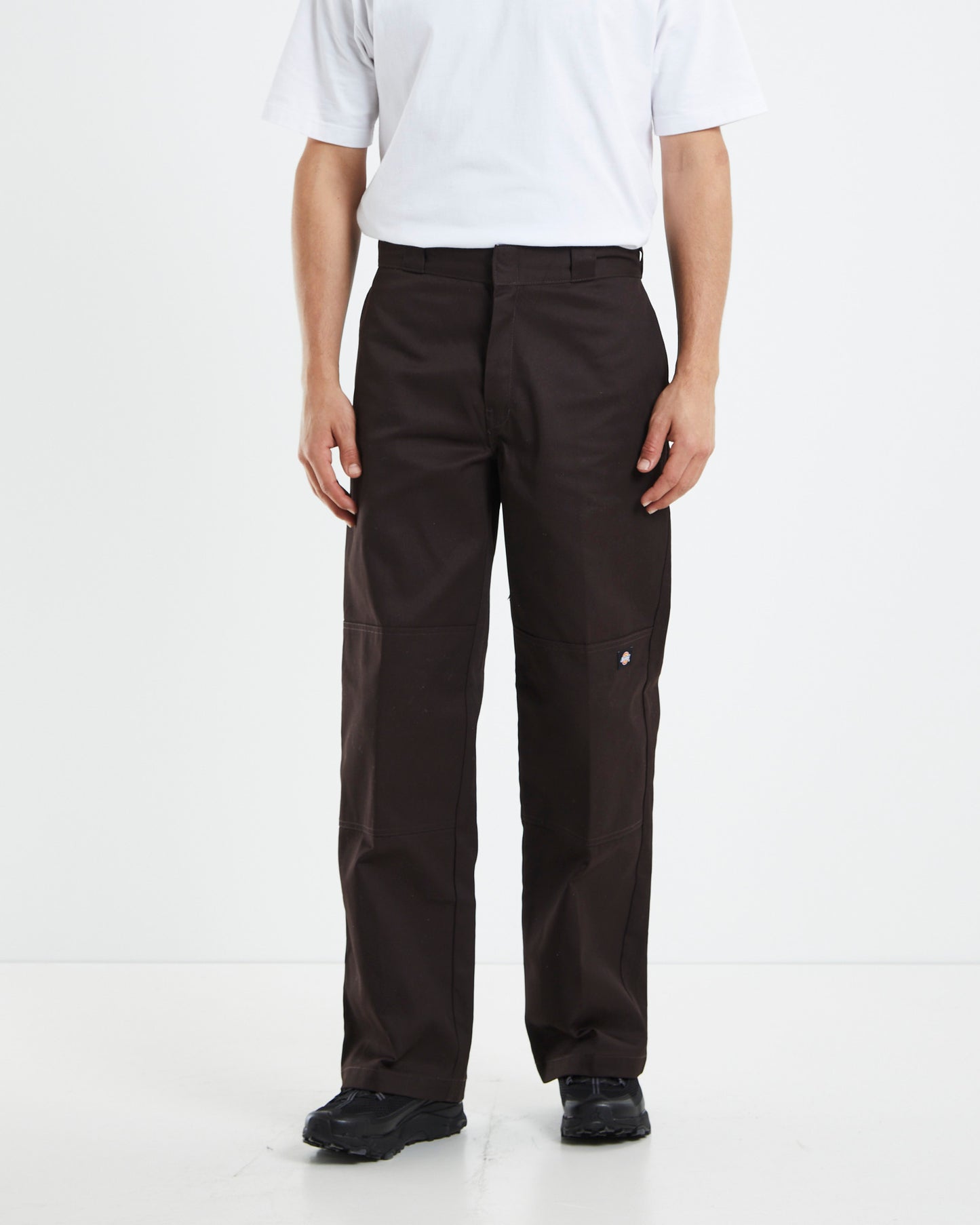 85-283 Loose Fit Pants Dark Brown