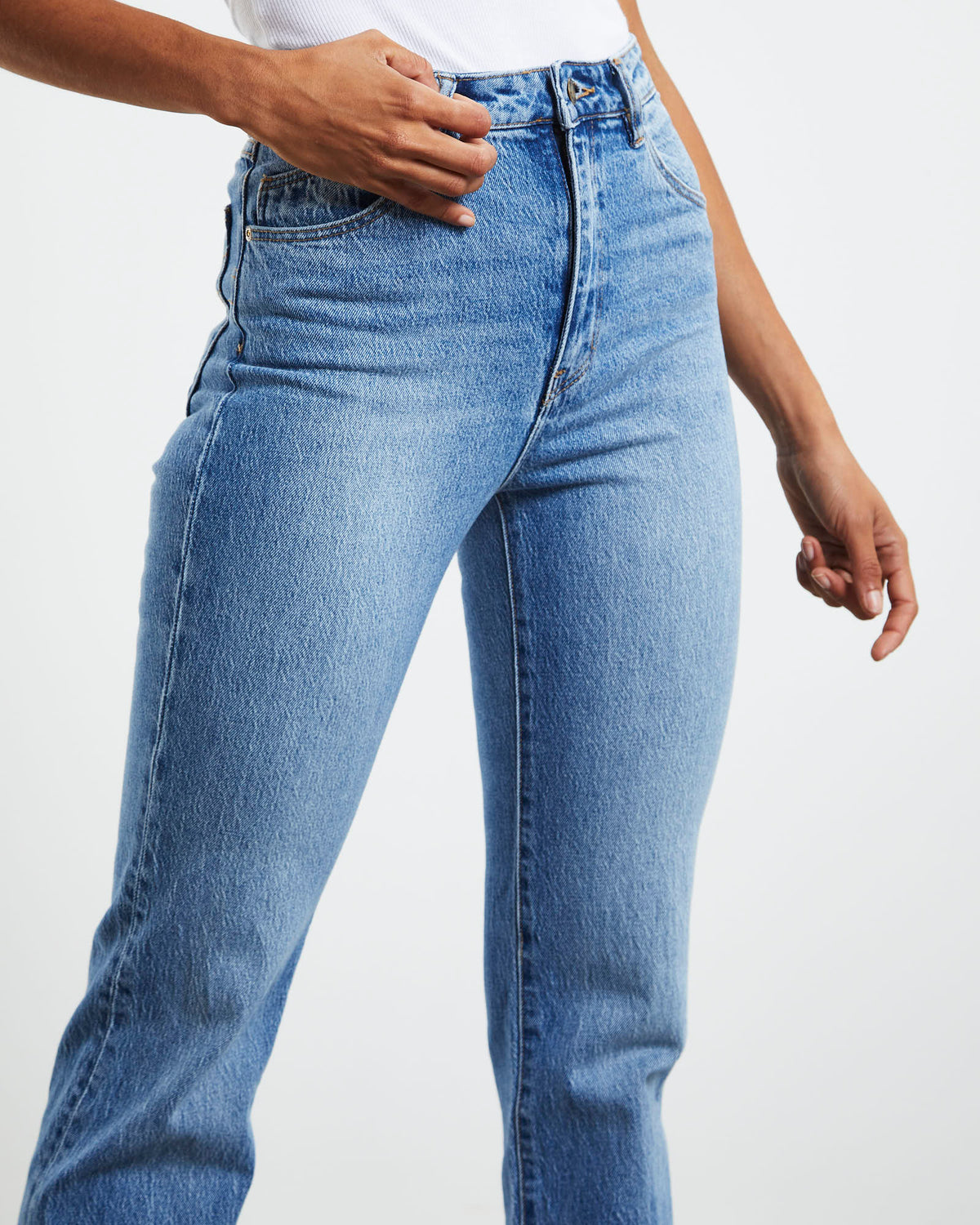 Original Straight Long Denim Jeans Brad DENIM