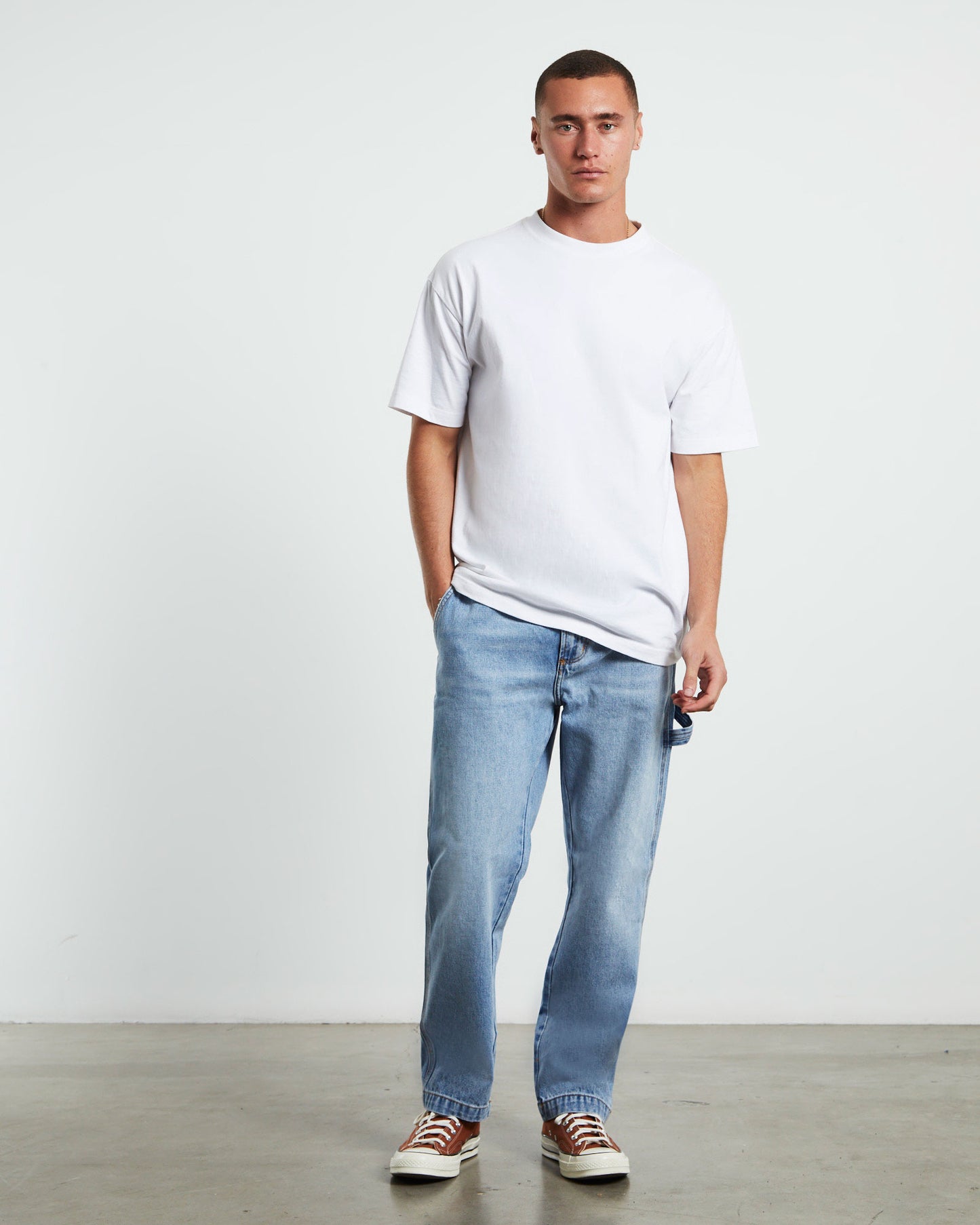 Ezy Carpenter Original Denim Jeans Stone