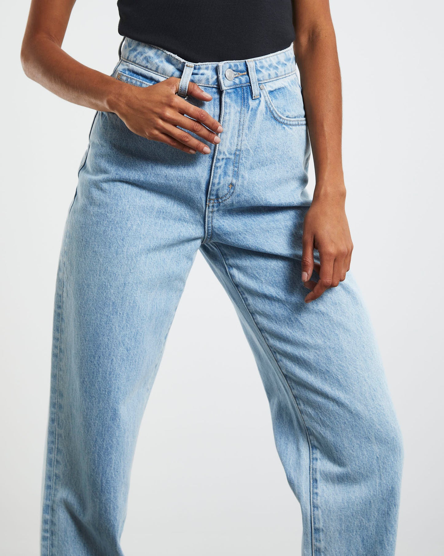 Sade Baggy Denim Jeans Zero Vinyl