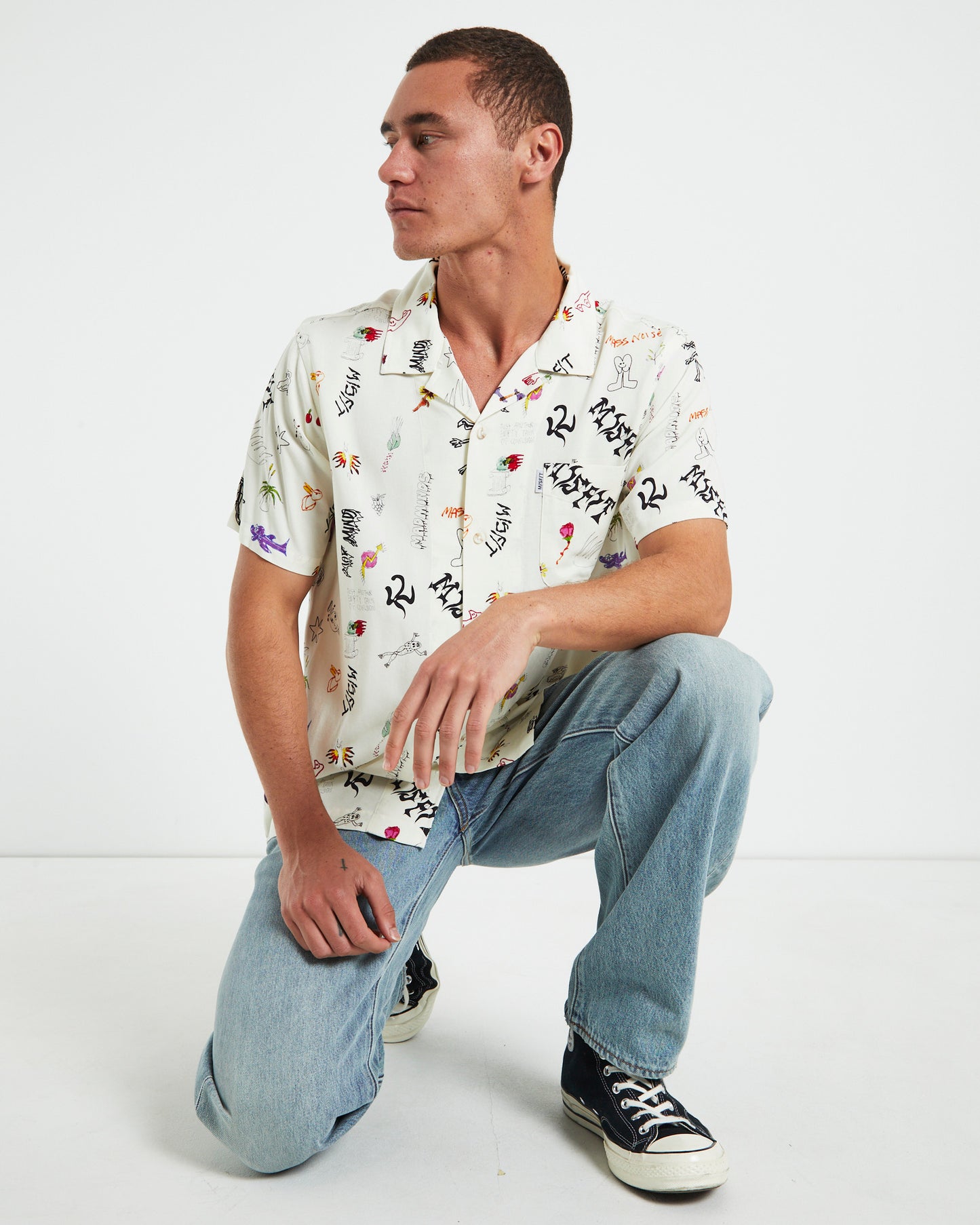 Mandiball Short Sleeve Shirt in Multi