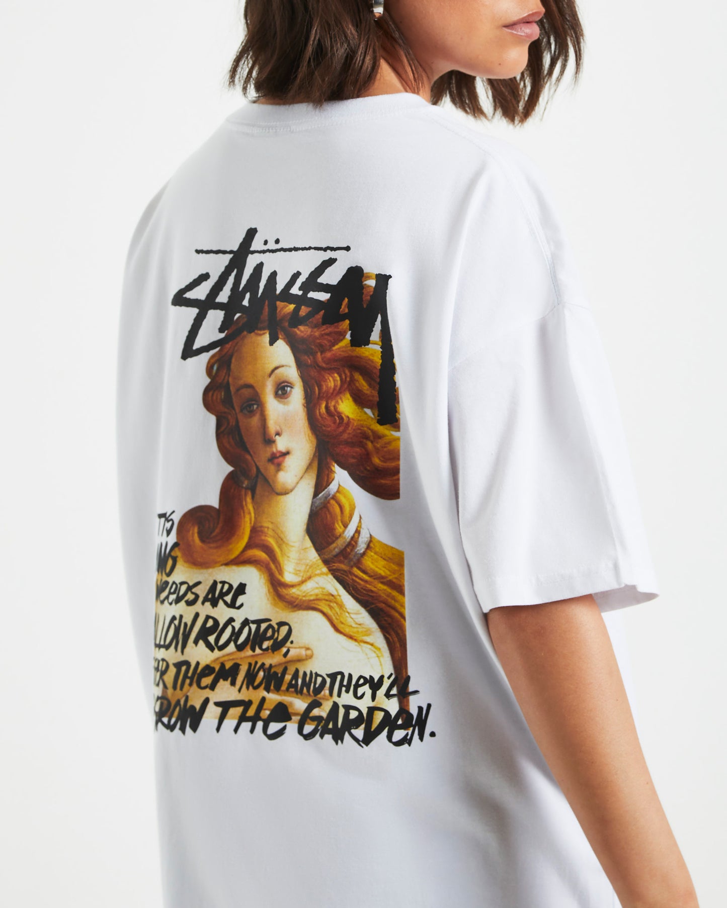 Venus Relaxed Short Sleeve Tee in White