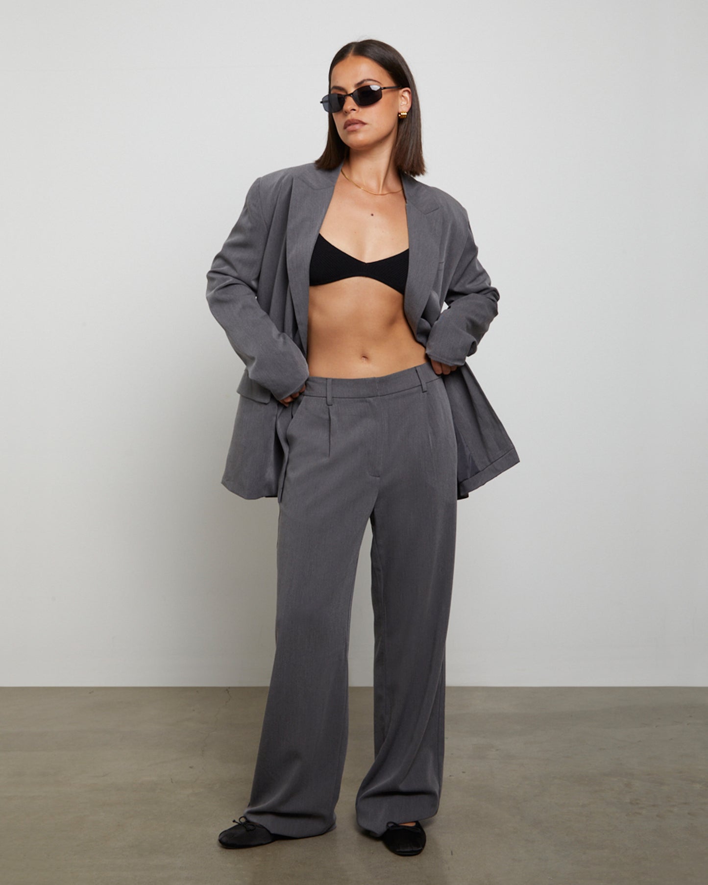 Luxe Knitted Bralette Black