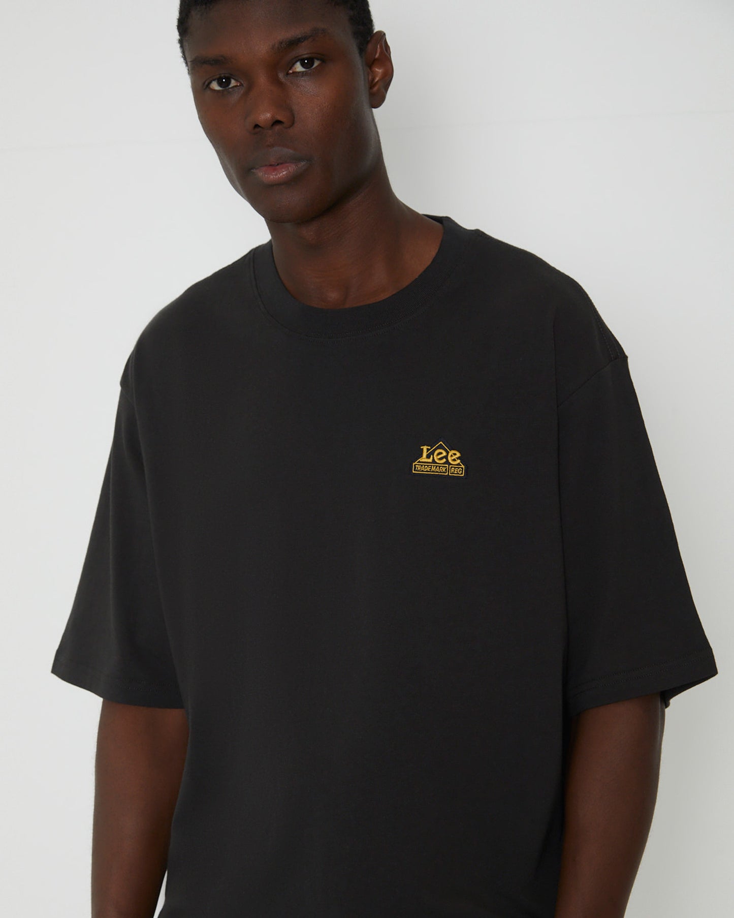 Kansas Baggy Short Sleeve T-Shirt in Worn Black
