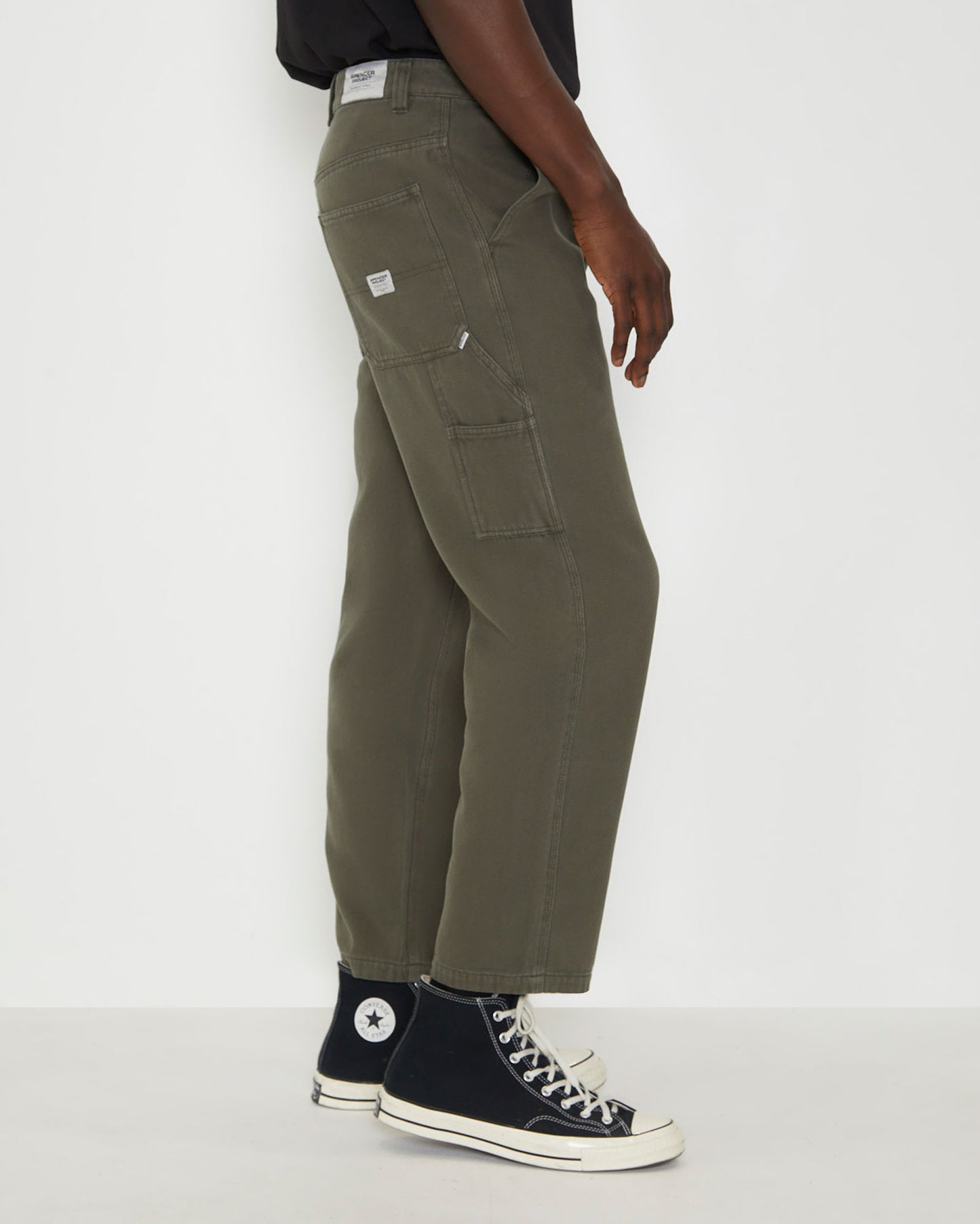 Carpenter Pants in Faded Military Green
