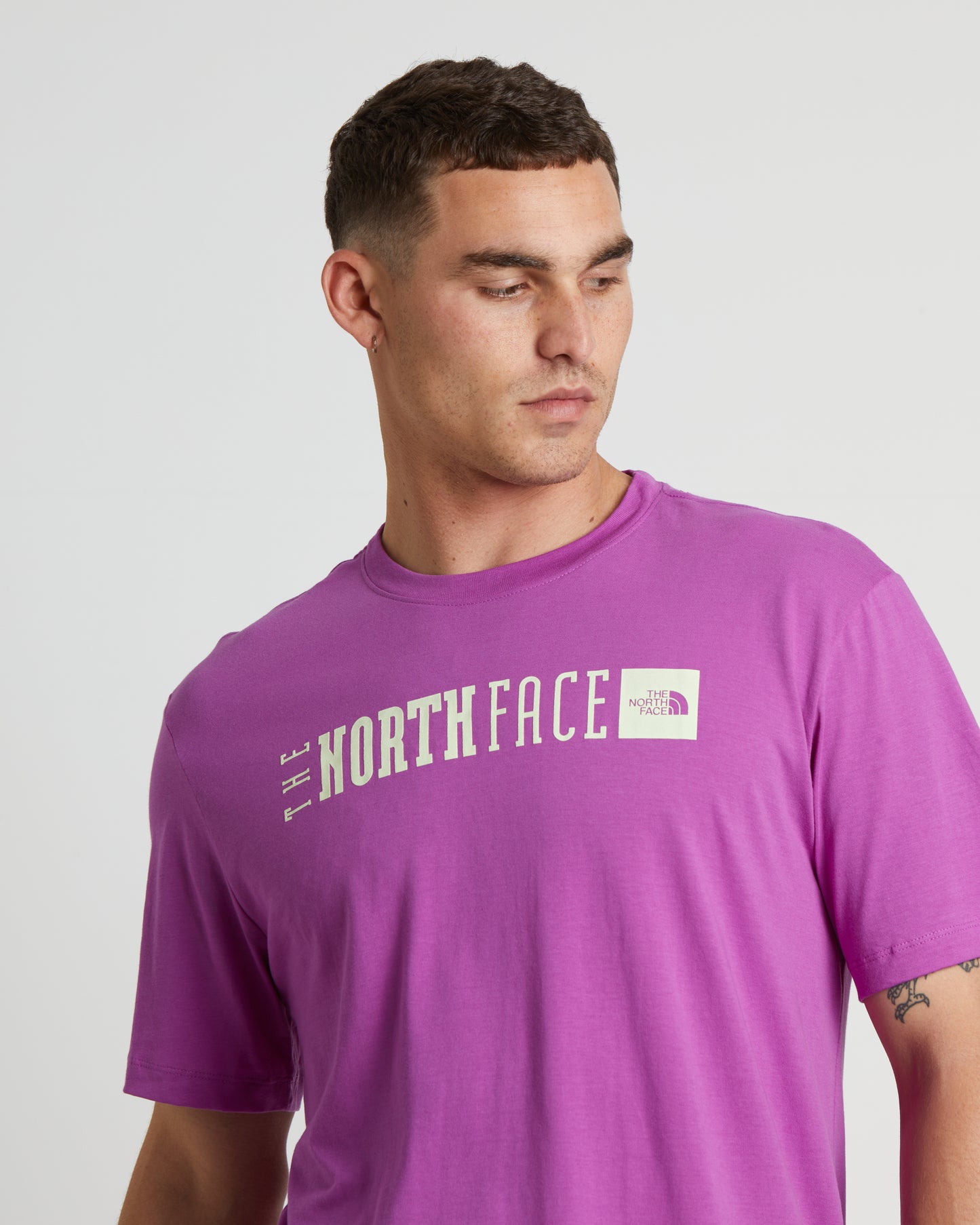 Short Sleeve Proud T-Shirt in Purple Cactus Flower