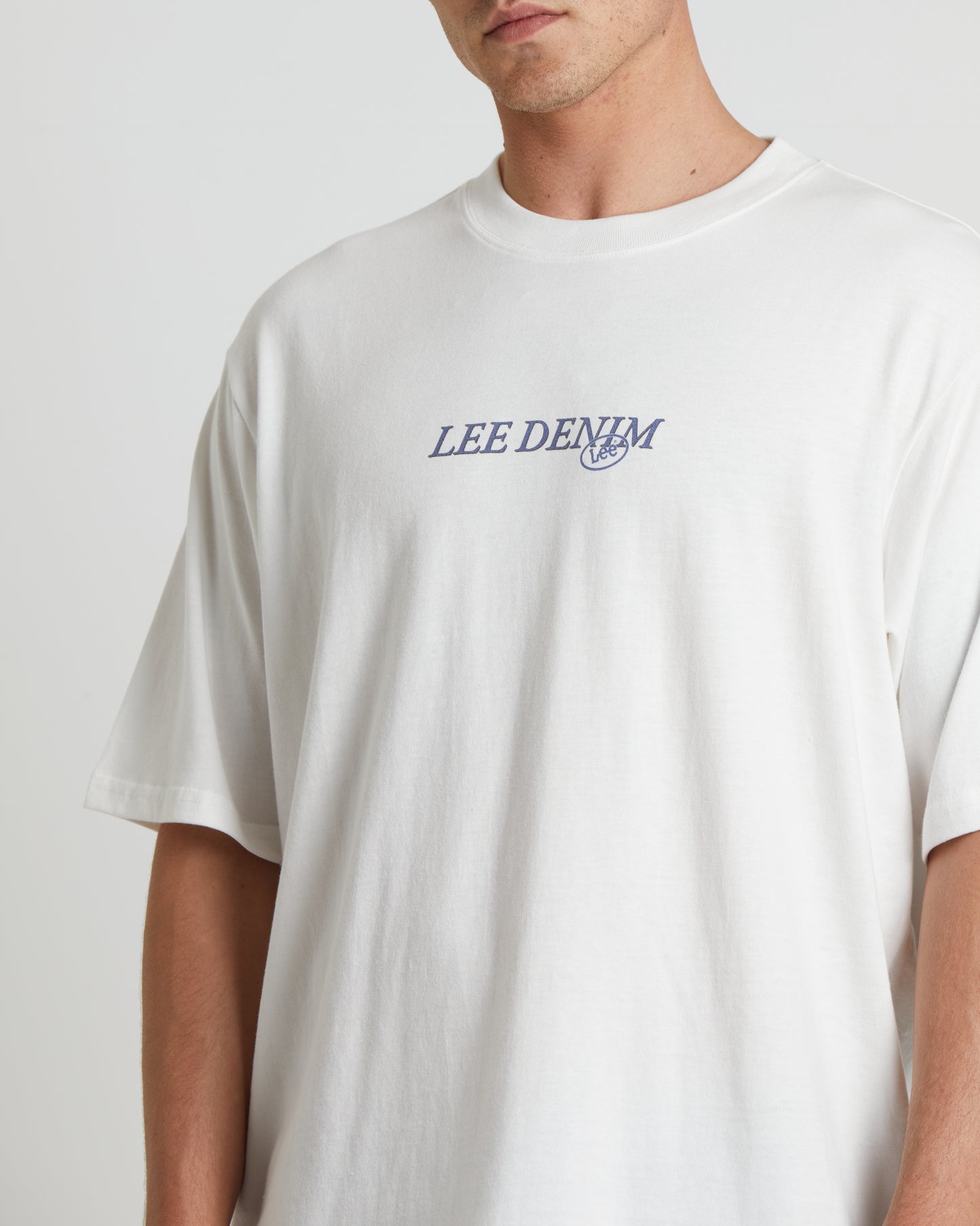Gargoyle Baggy Short Sleeve T-Shirt in Vintage White