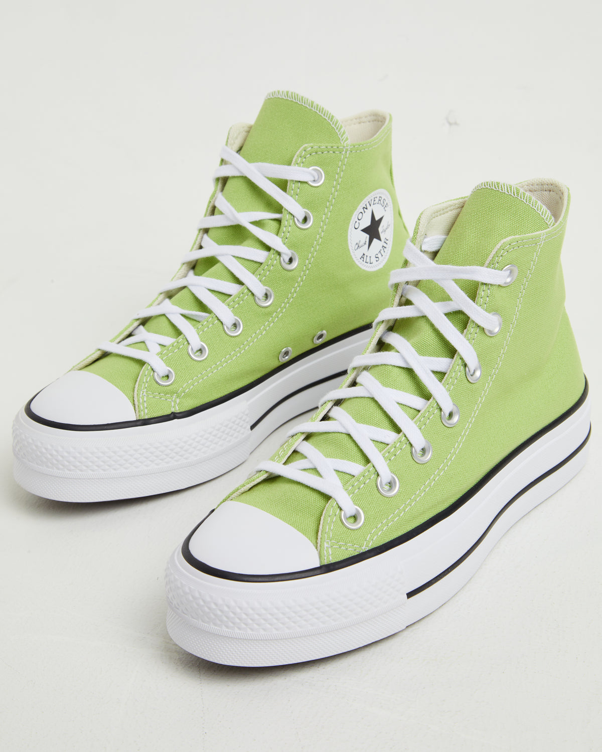Chuck Taylor All Star Hi Top Lift Vitality Sneakers in Green GREEN
