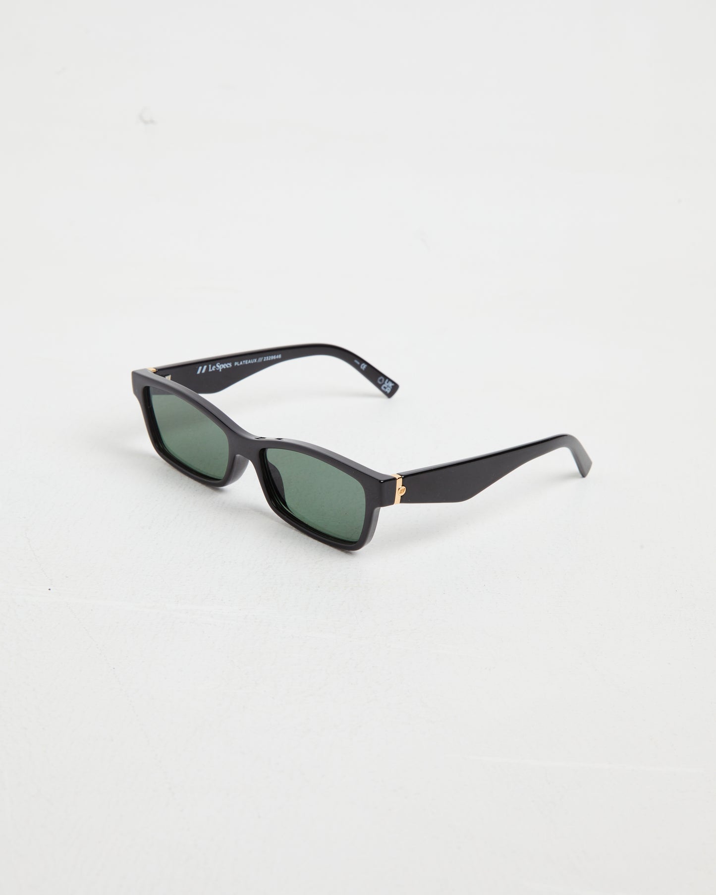 Le Sustain Plateaux Sunglasses in Black/Khaki Mono