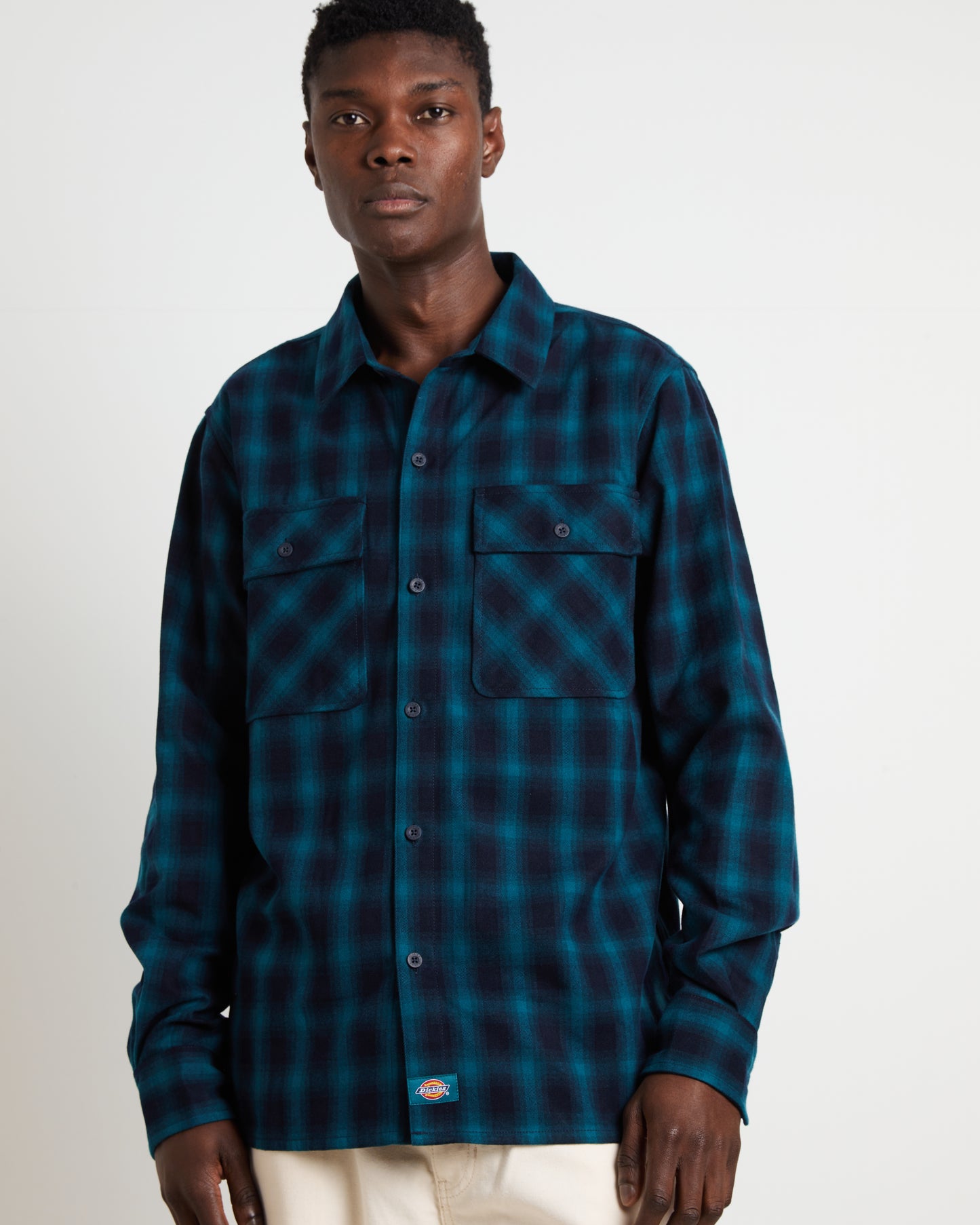 Houston Plaid Long Sleeve Shirt in Dark Lincoln Green