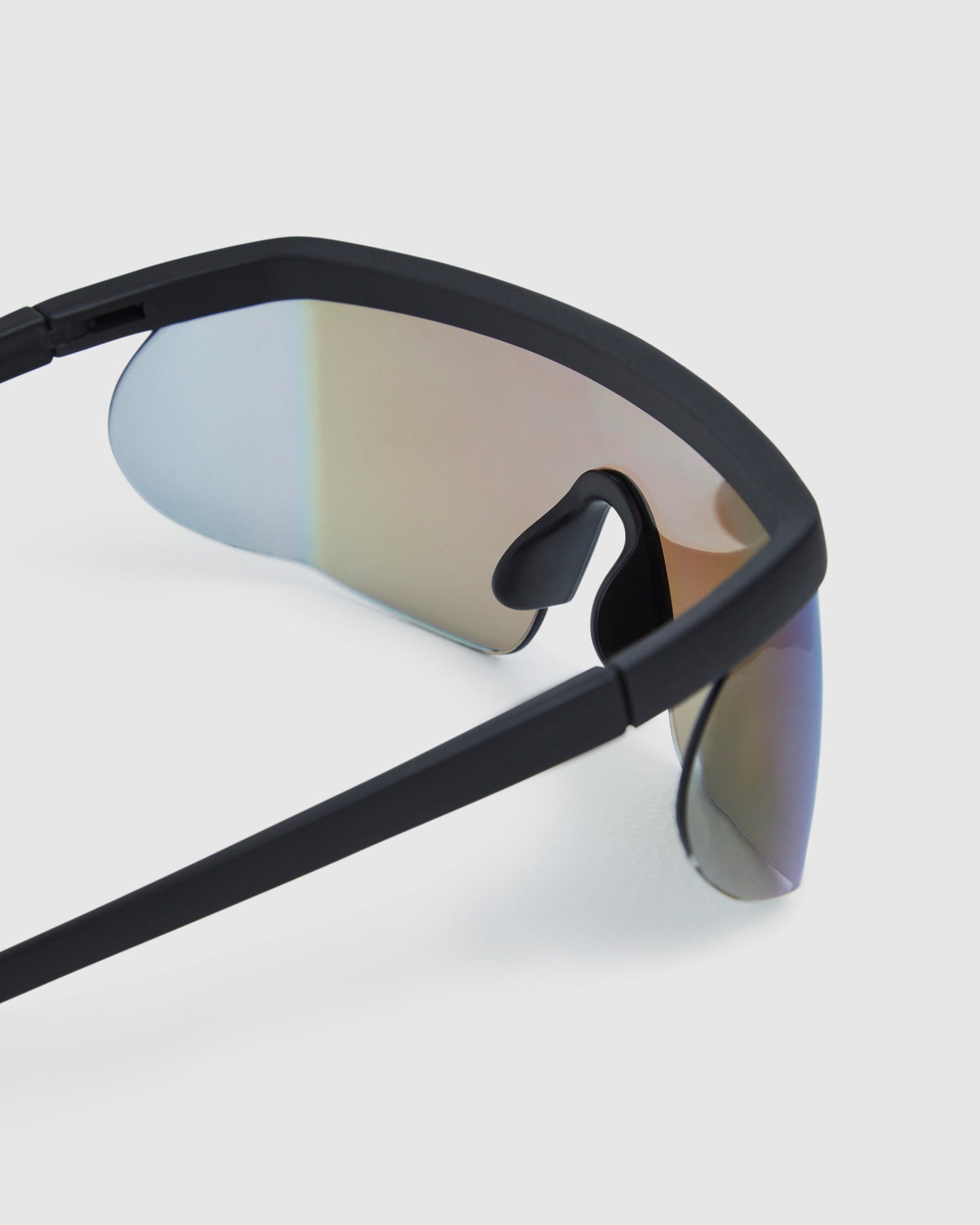 Denver Reflector Shield Sunnies Black