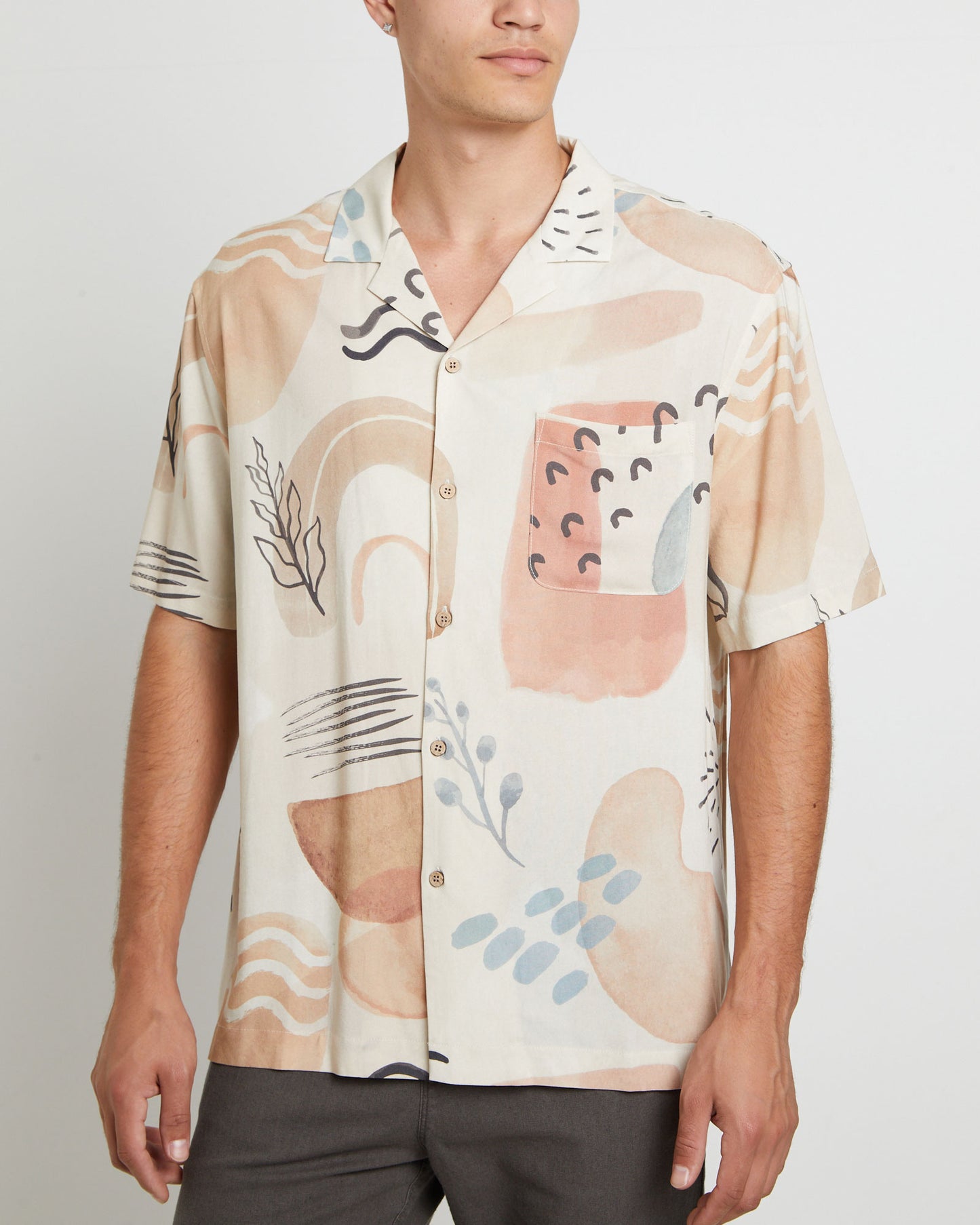 Dumont Short Sleeve Resort Shirt in Multi