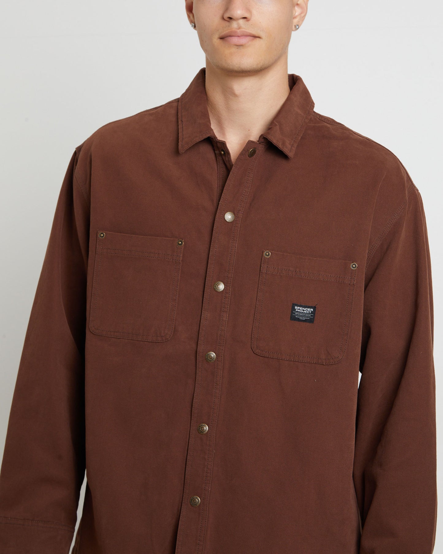 Newcastle Shacket in Brown