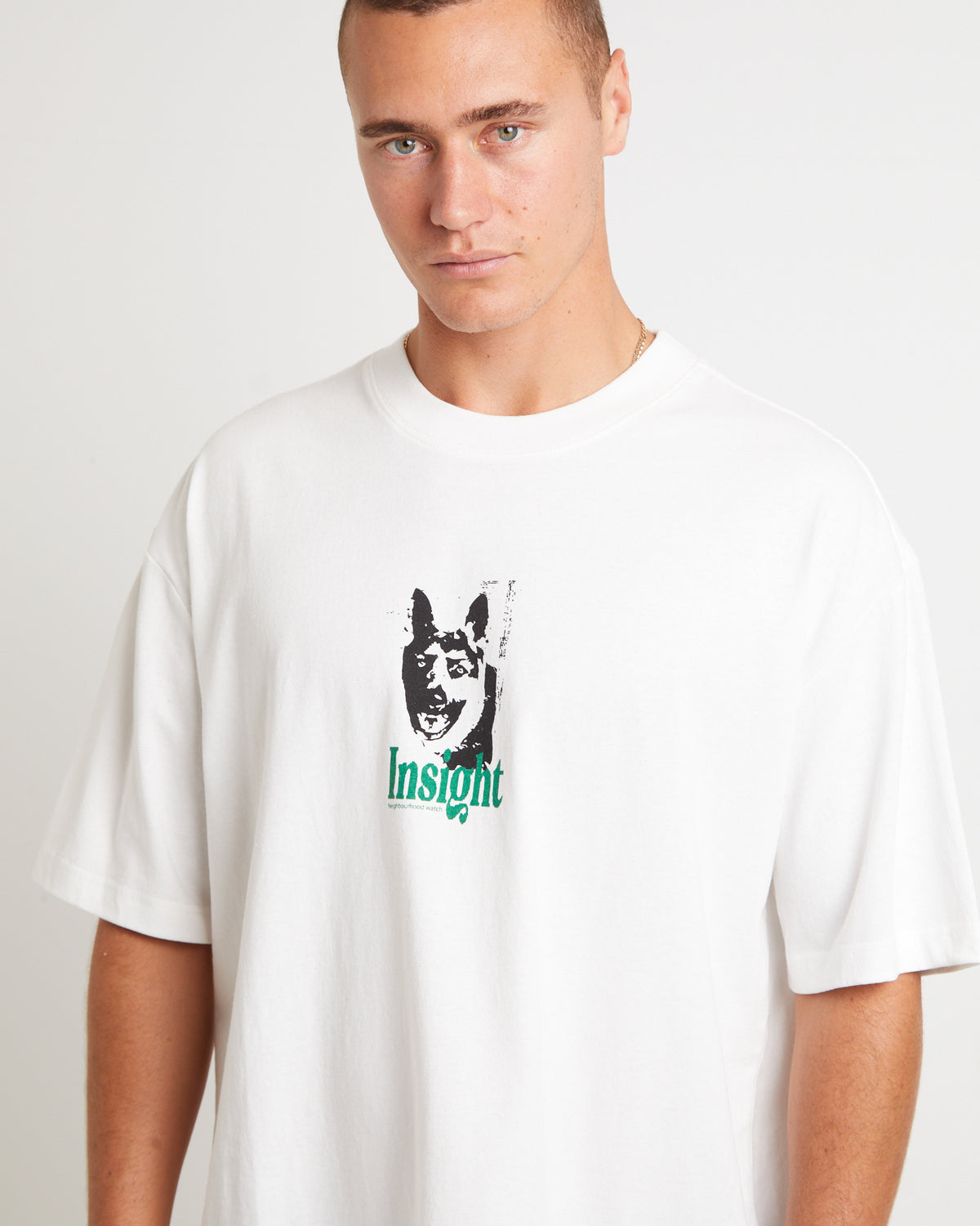 Neighbourhood Short Sleeve T-Shirt in White WHITE