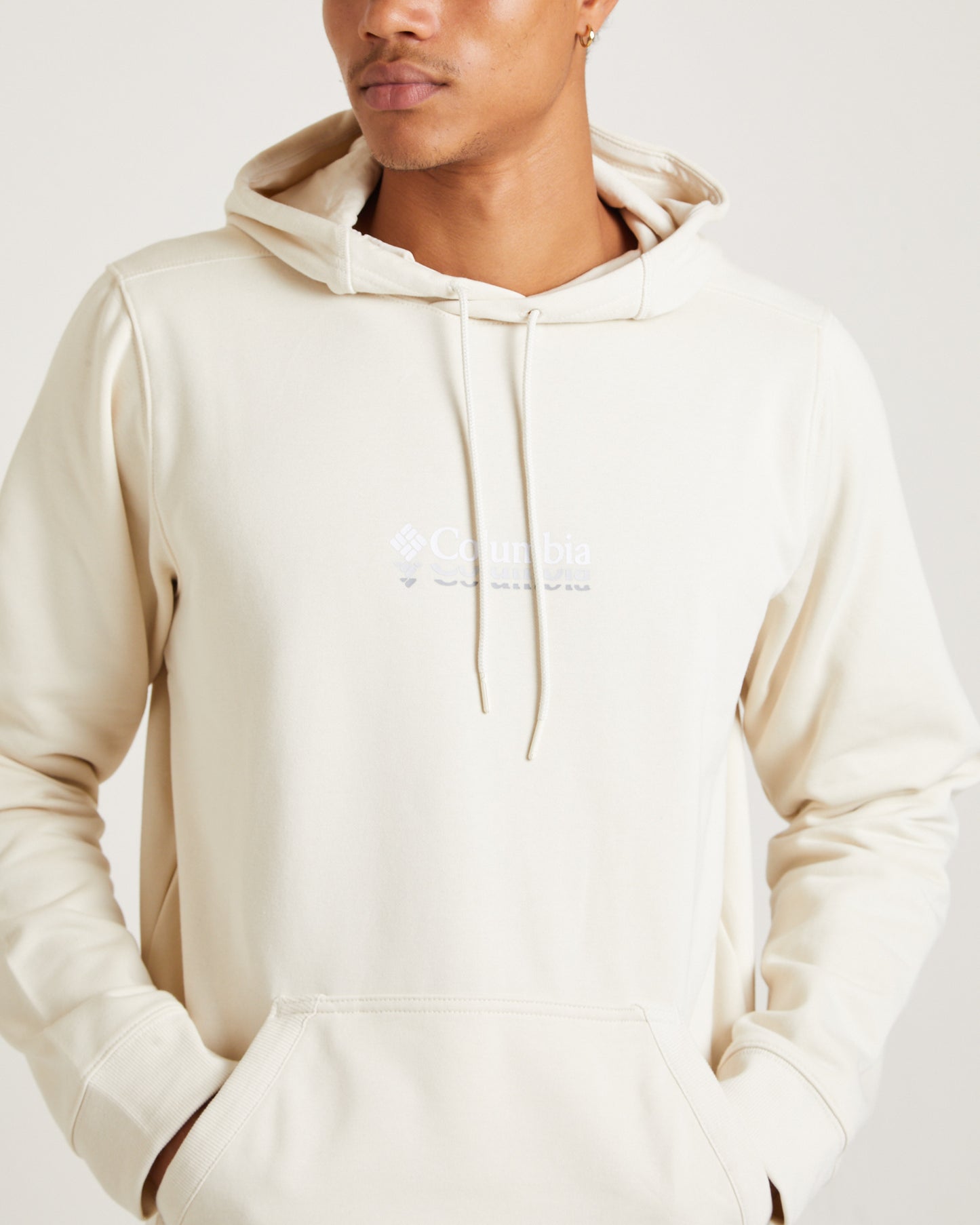 CSC Basic Logo Li Hoodie in Chalk