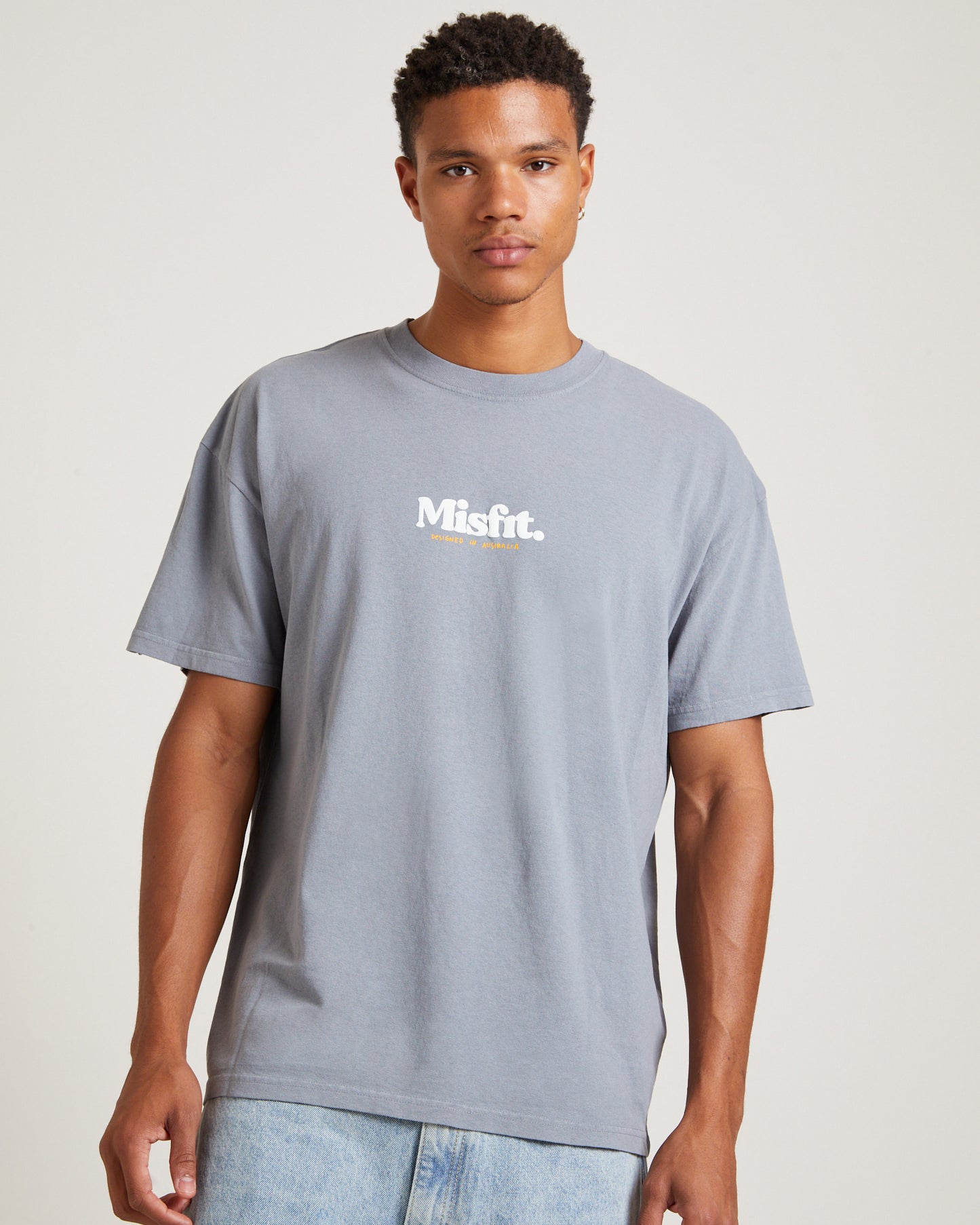 Gloomy Short Sleeve T-Shirt in Grey
