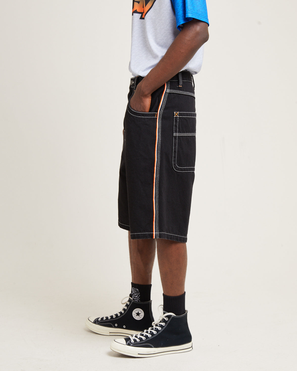Flip Daddy Draggin Denim Jorts Black Out BLACK OUT
