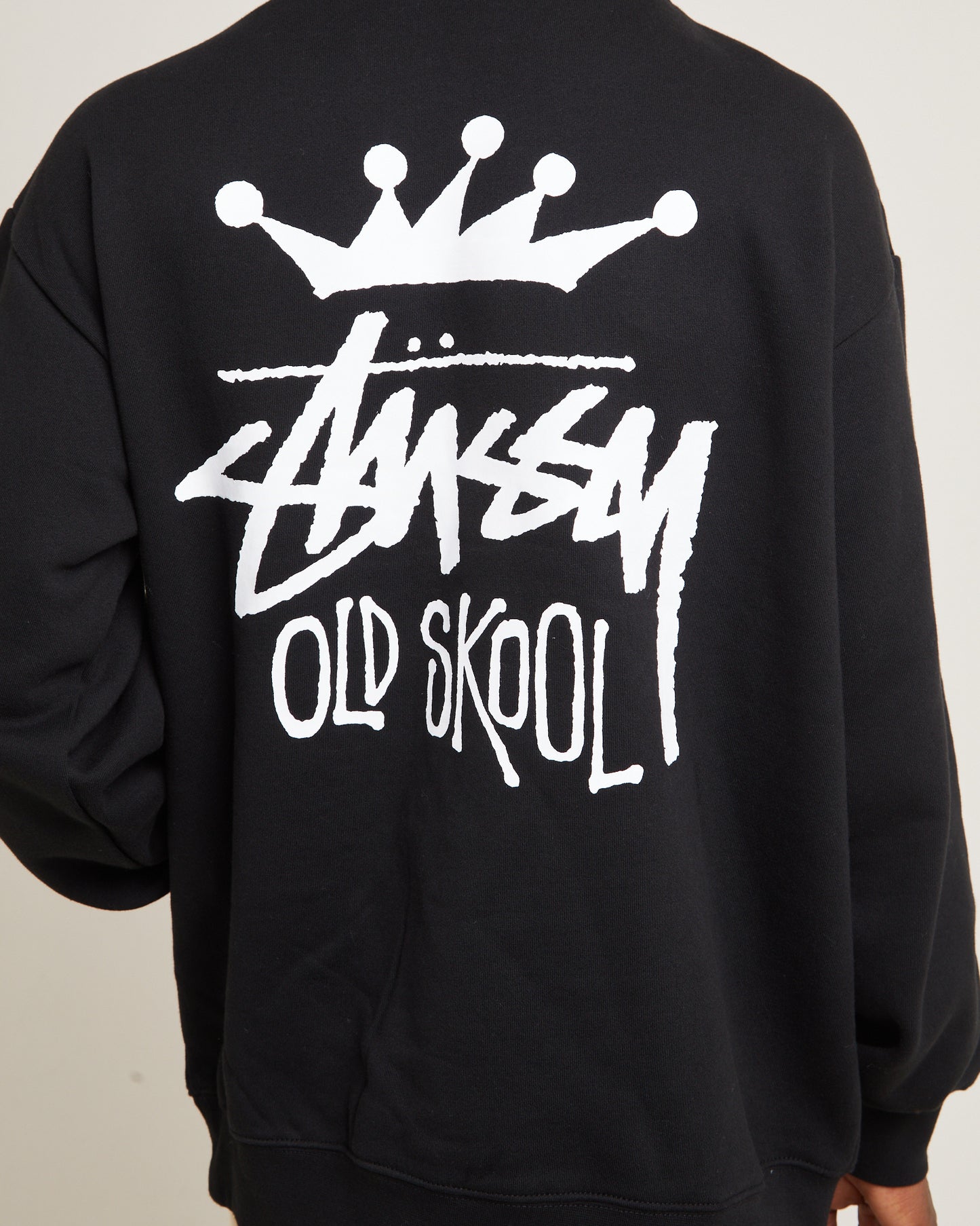 Old Skool Fleece Hoodie Black