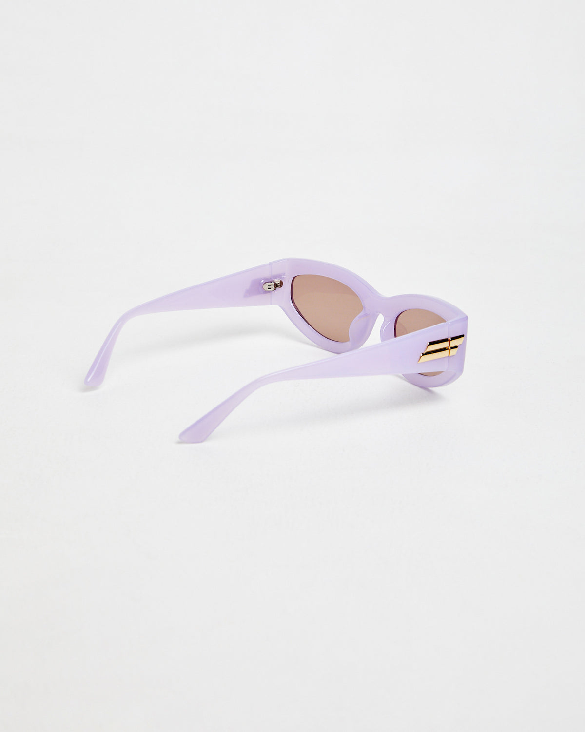 Blake Rectangle Sunglasses in Purple PURPLE