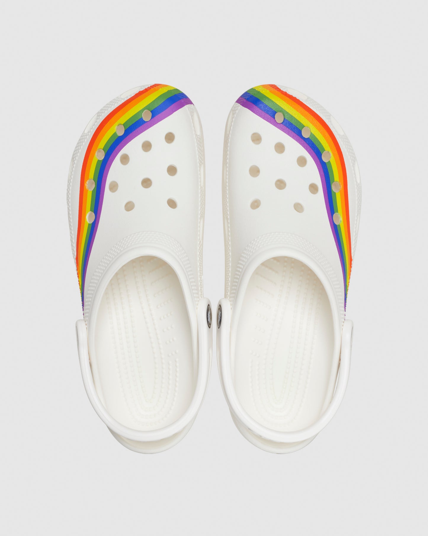 Classic Rainbow Dye Clogs