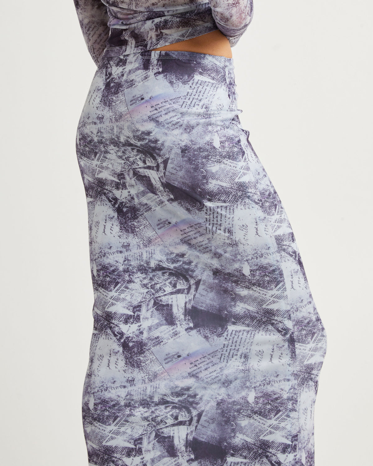 Hazy Mech Midi Skirt ASSORTED