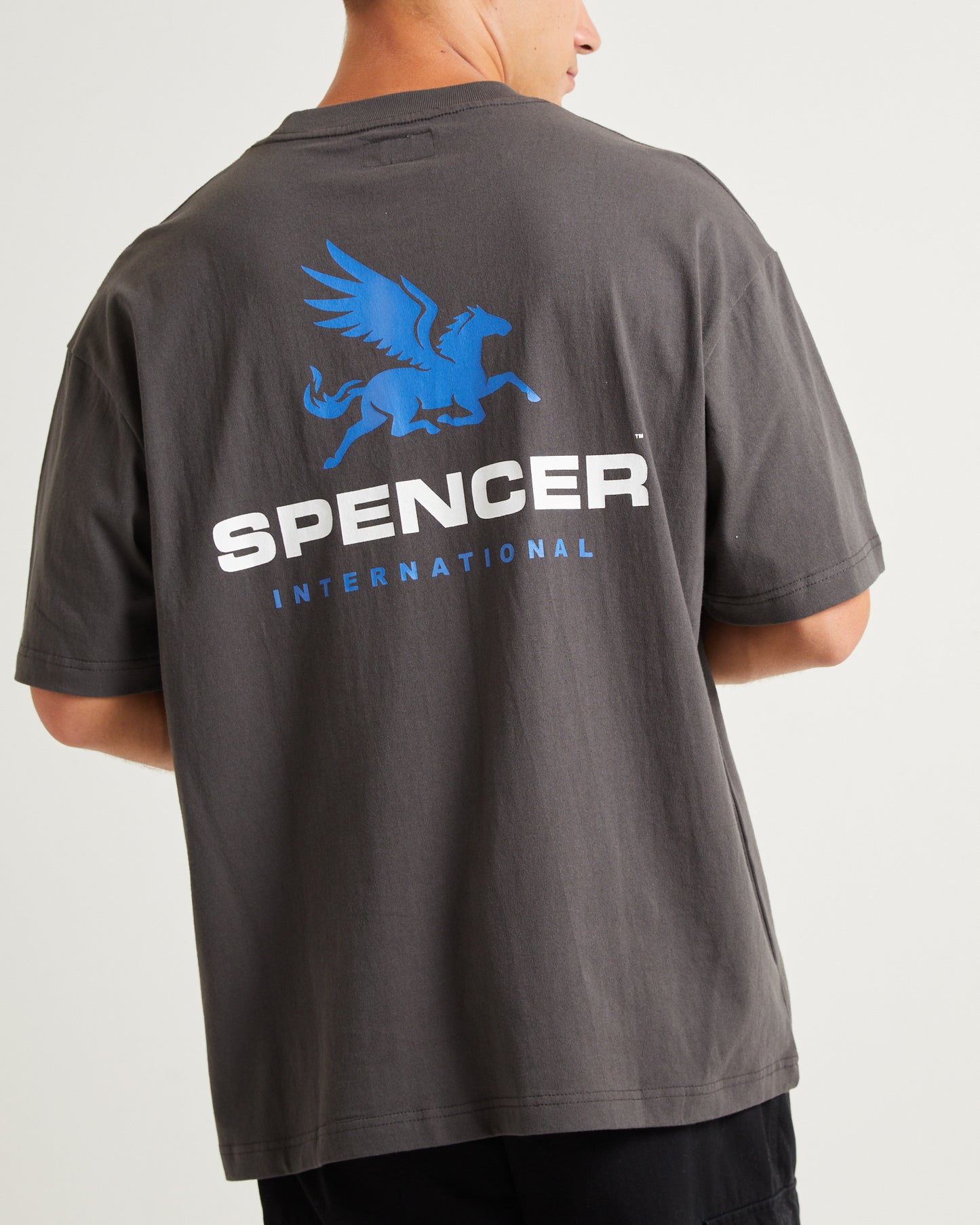 Pegasus Short Sleeve T-Shirt Charcoal